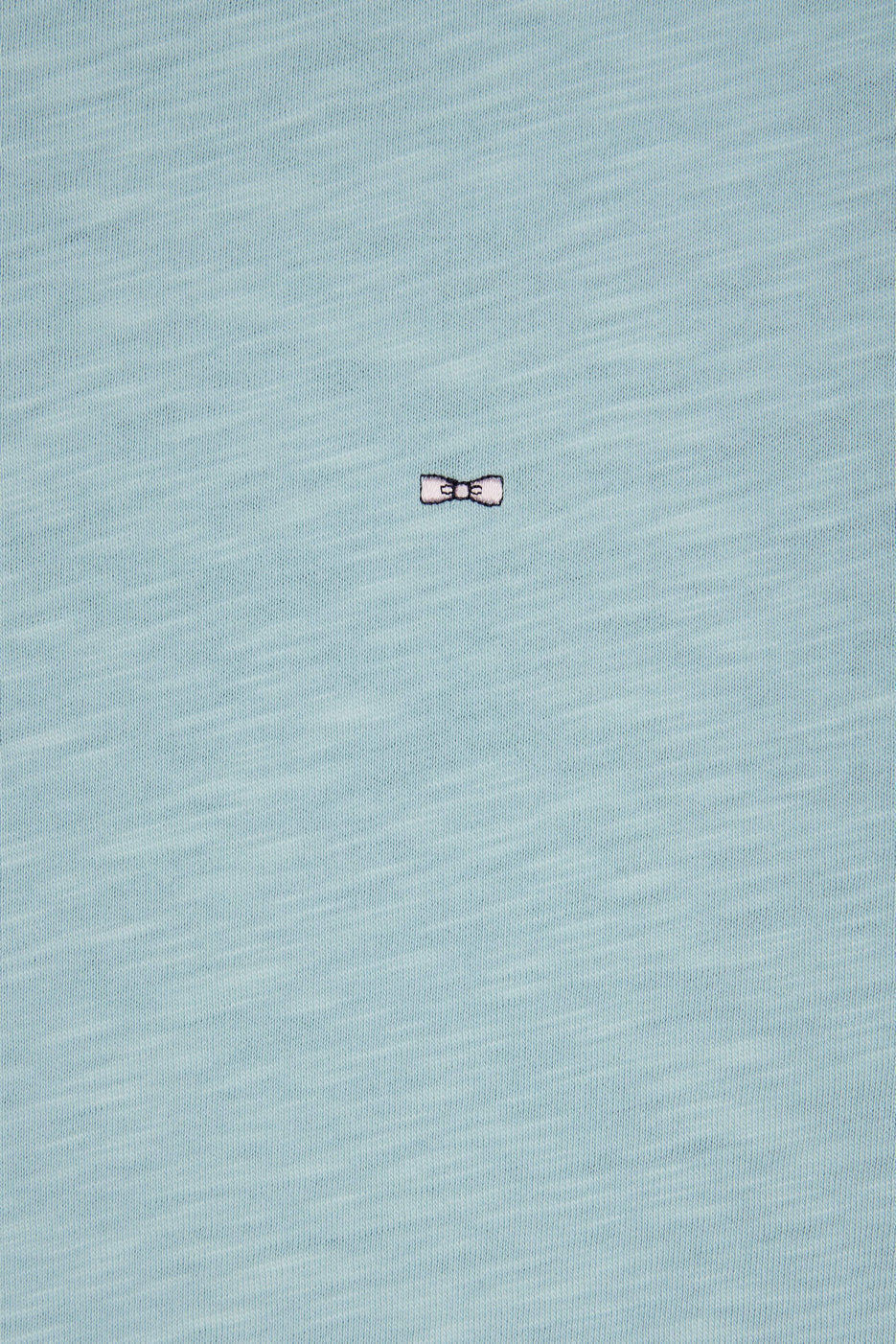 Eden Park_Straight Fit Sea Green Slub Cotton Jersey T-Shirt_E25MAITC0079_VEC18_05