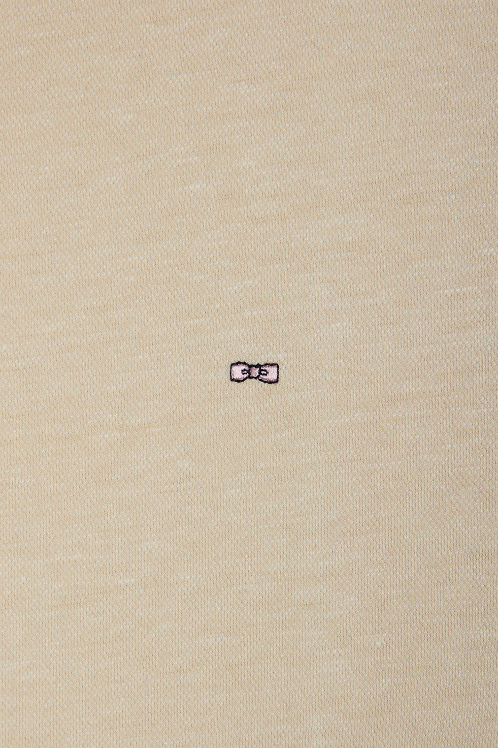 Eden Park_Straight-Fit Ecru T-Shirt in Cotton and Linen Blend_E25MAITC0080_BEC15_05