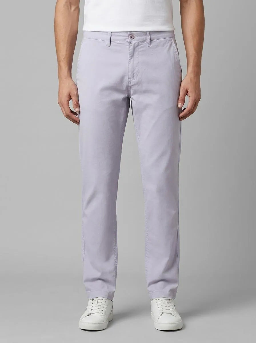 Eden Park 0 Men Regular Chino Pants in Gray Stretch Cotton SKU: E26BAS0C0001_GRM20 Image 00