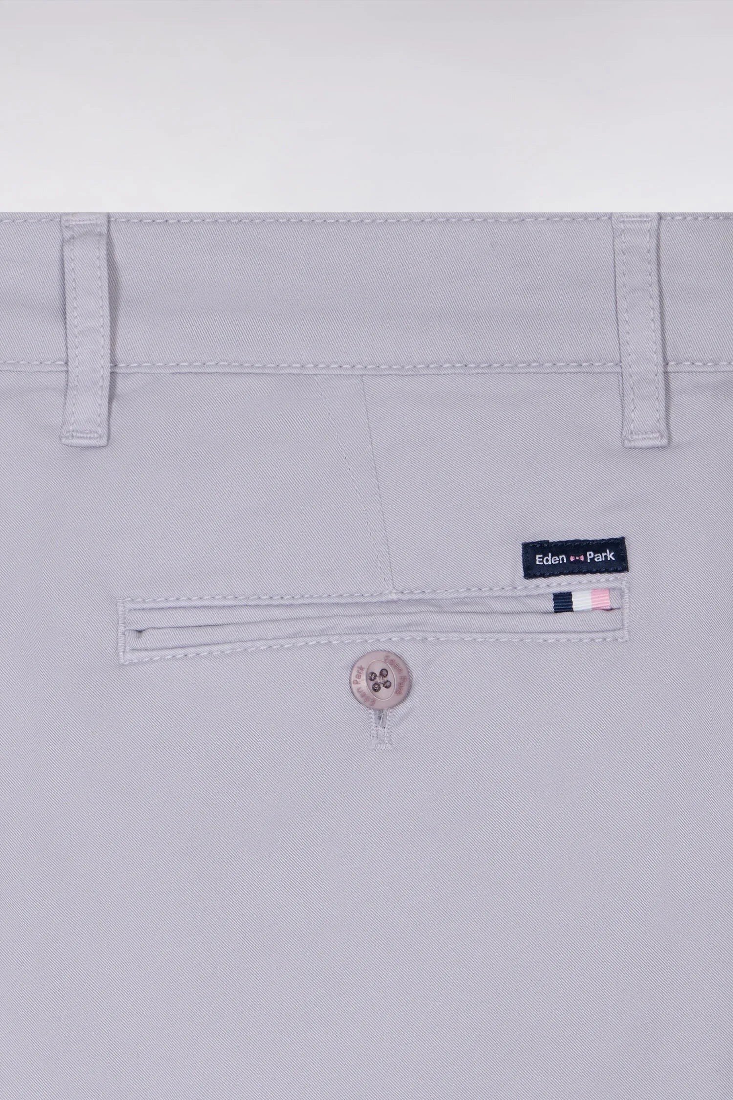 Eden Park 0 Men Regular Chino Pants in Gray Stretch Cotton SKU: E26BAS0C0001_GRM20 Image 06