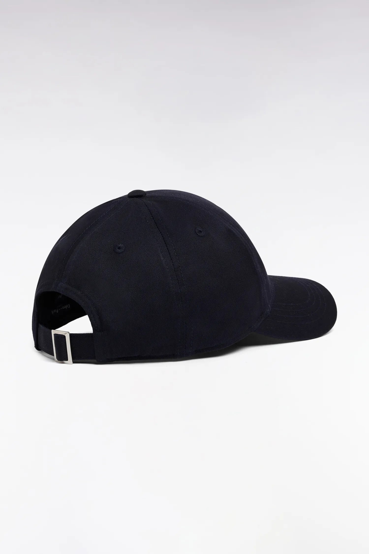 Eden Park 0 Men Navy Cotton Twill Cap with Embroidered Patch SKU: E26CHACA0010_BLF Image 02