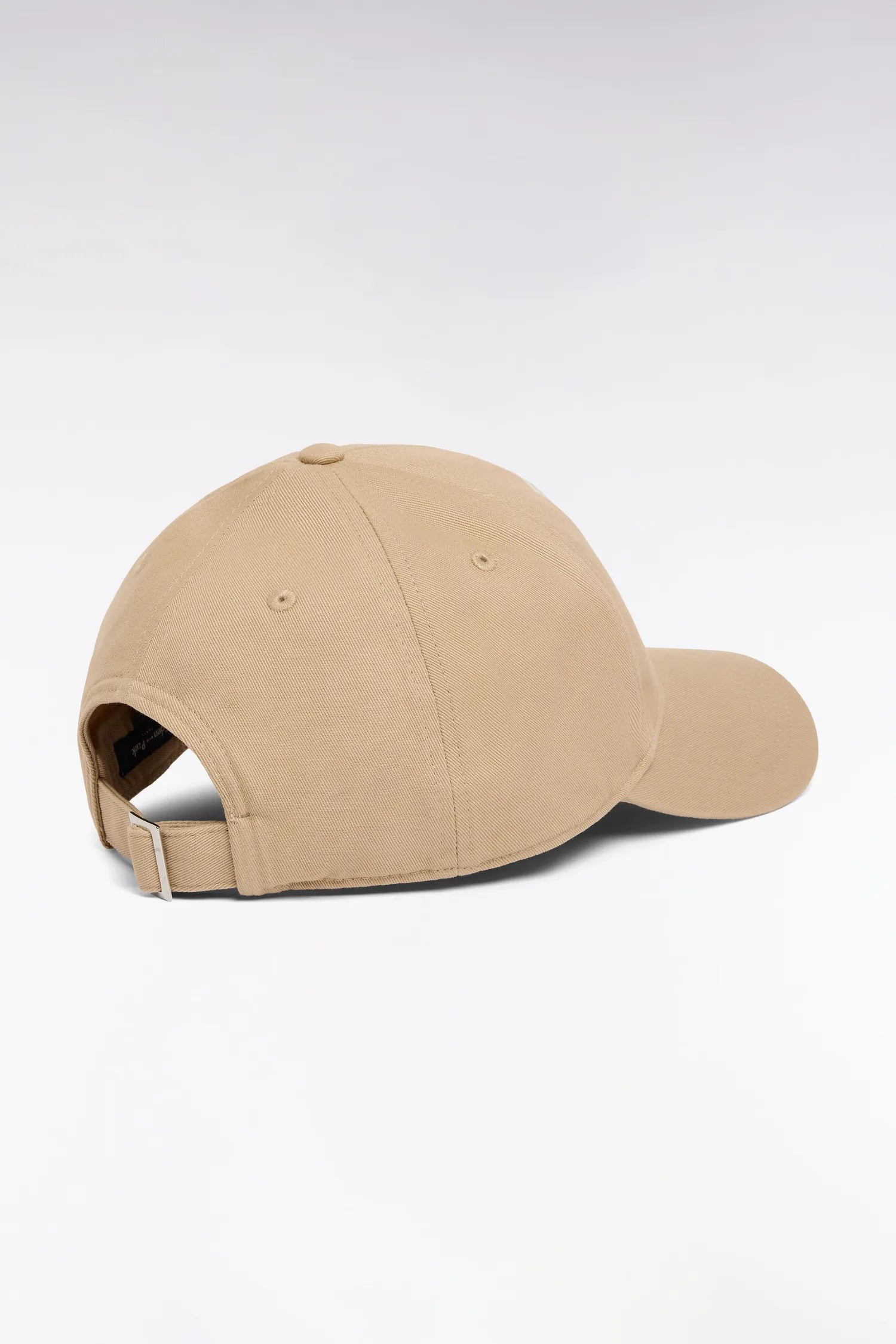 Eden Park 0 Men Beige Cotton Twill Cap with Embroidered Patch SKU: E26CHACA0011_BEC21 Image 02
