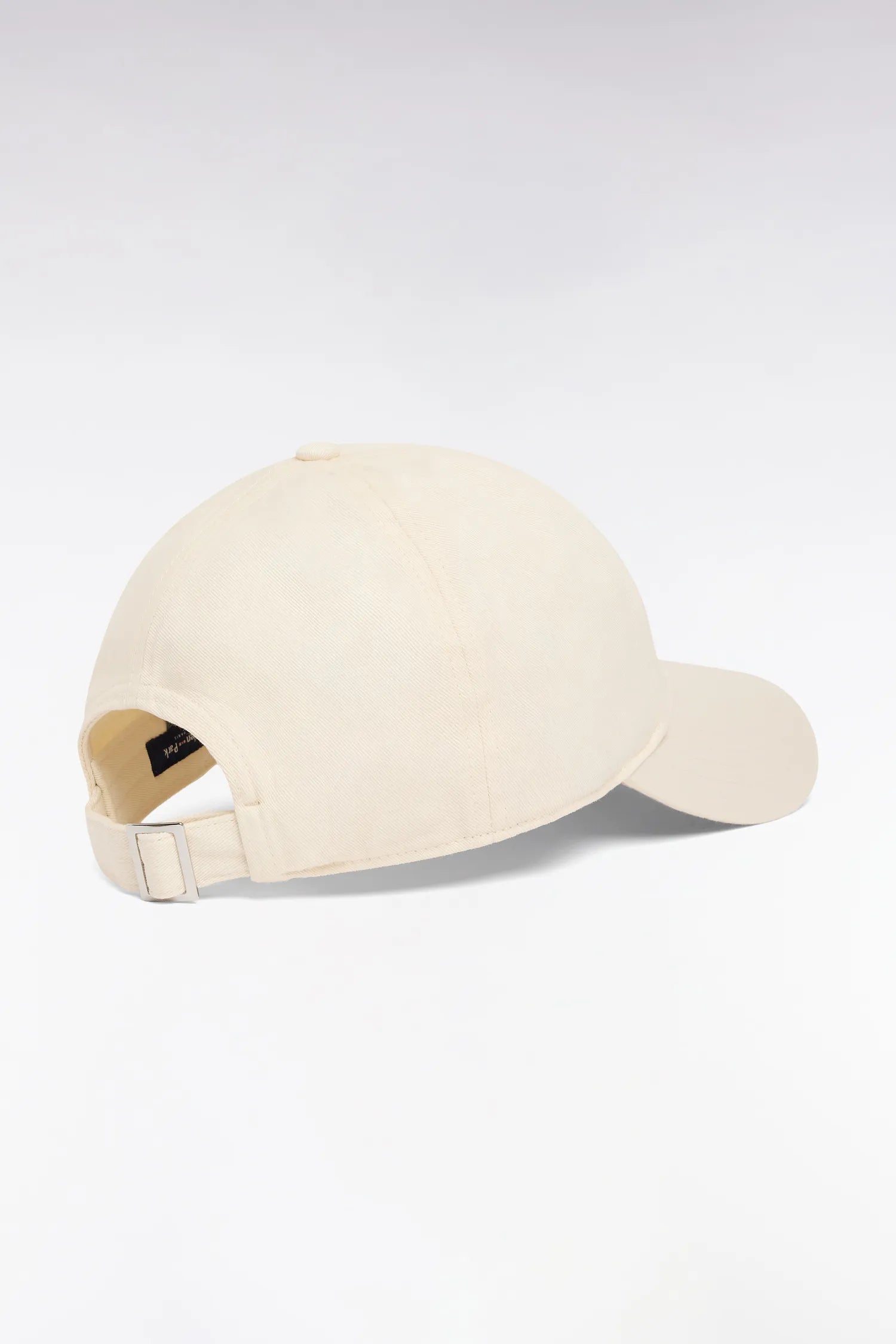 Eden Park 0 Men Ecru Cotton Twill Cap with Ep Initials Embroidery SKU: E26CHACA0012_BEC15 Image 02