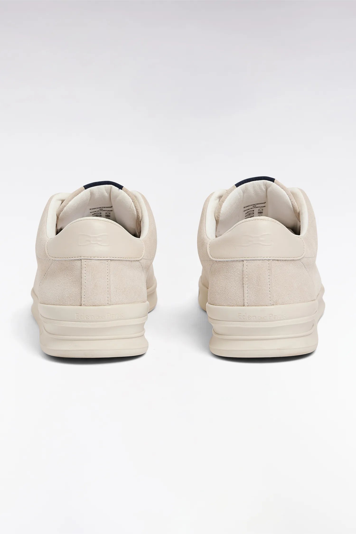 Eden Park 0 Men Grey Suede Leather Sneakers SKU: E26CHSTE0008_ECC Image 03