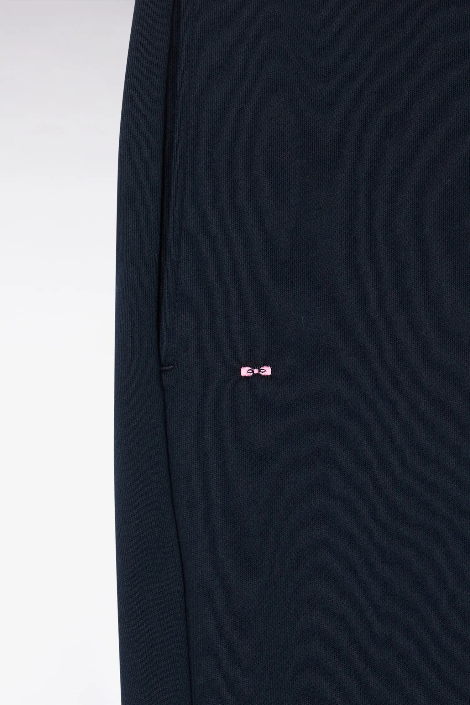 Eden Park 0 Men Plain Navy Cotton Fleece Joggers SKU: E26MAIJO0003_BLF Image 06