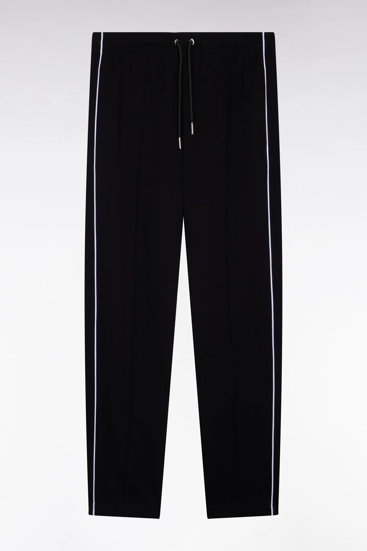 Eden Park 0 Men Regular Fit Black Interlock Jogging Pants with Contrasting Panels SKU: E26MAIJO0008_NO Image 05