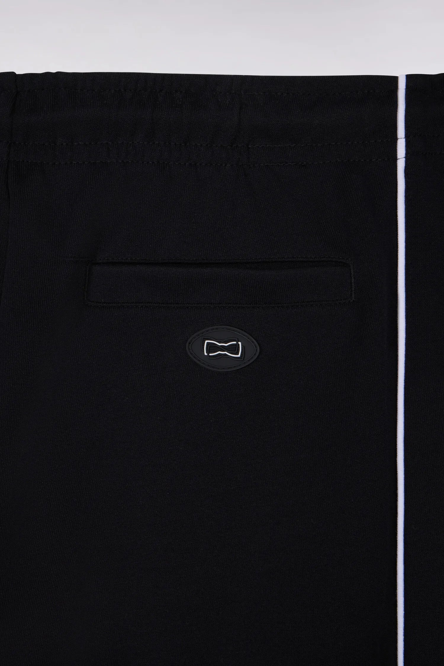 Eden Park 0 Men Regular Fit Black Interlock Jogging Pants with Contrasting Panels SKU: E26MAIJO0008_NO Image 06