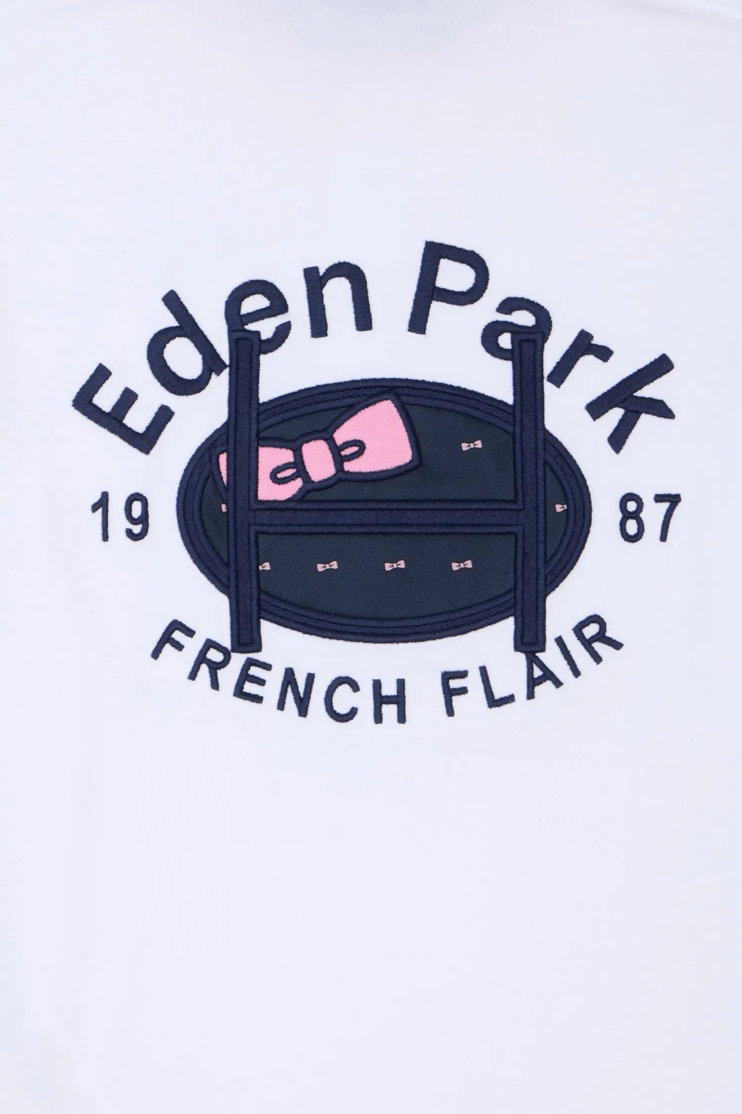 Eden Park 0 Boys Short-Sleeved Jersey in White Pima Cotton SKU: E26MAIMC0019_BC Image 02