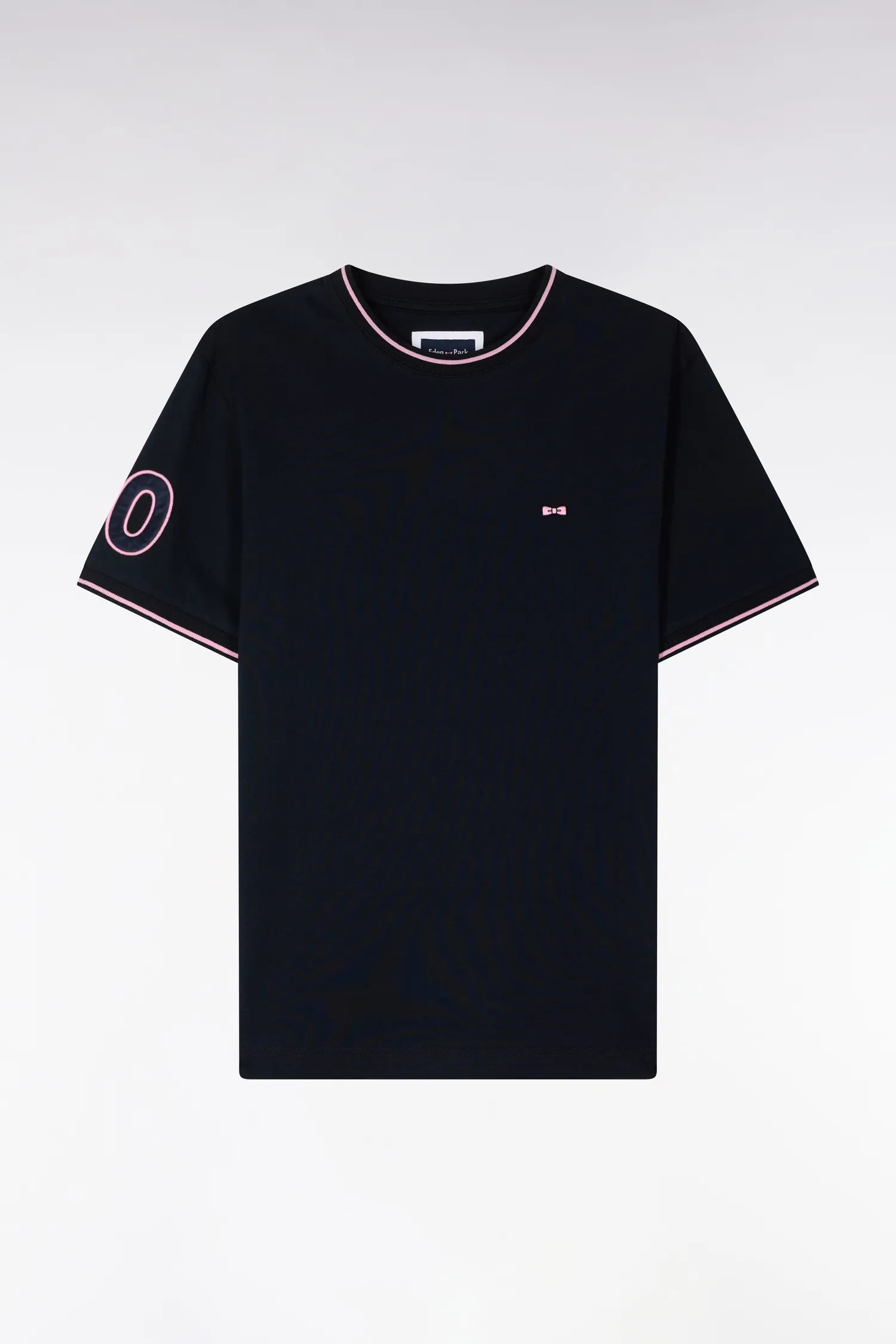 Eden Park 0 Men Navy Cotton Short-Sleeved T-Shirt SKU: E26MAITC0018_BLF Image 05