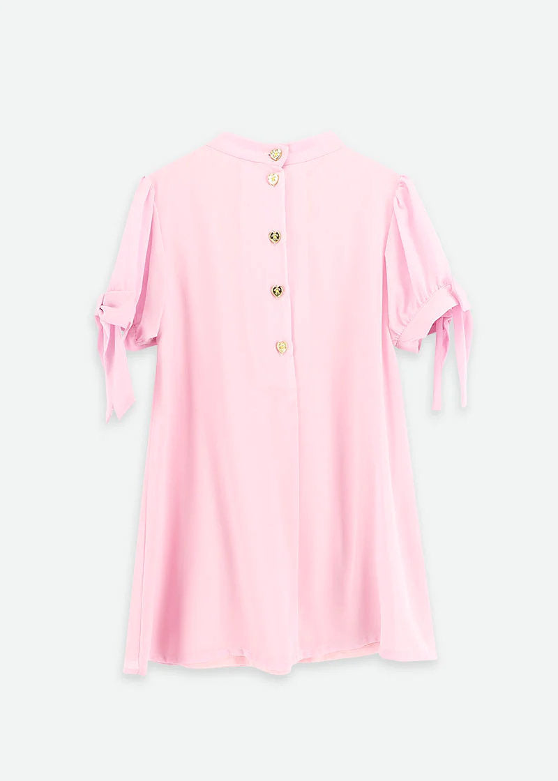 Fernie Bow Trim Dress Pink_FERNIE_Pink_04