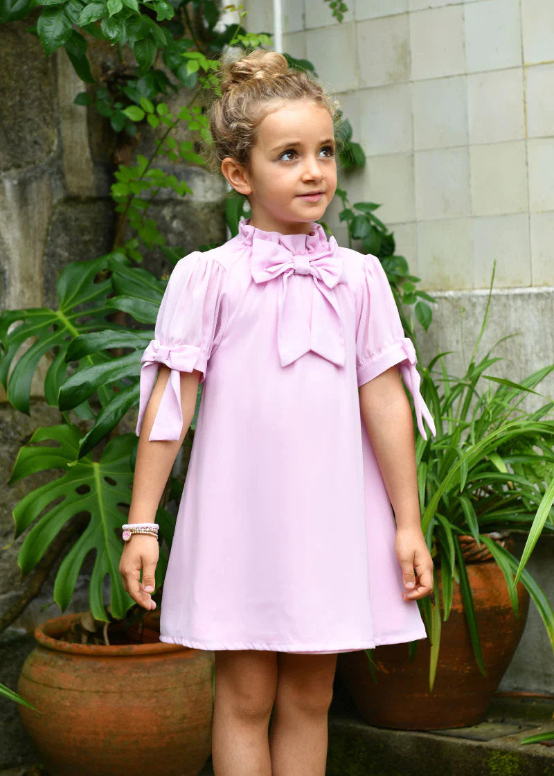 Fernie Bow Trim Dress Pink_FERNIE_Pink_05