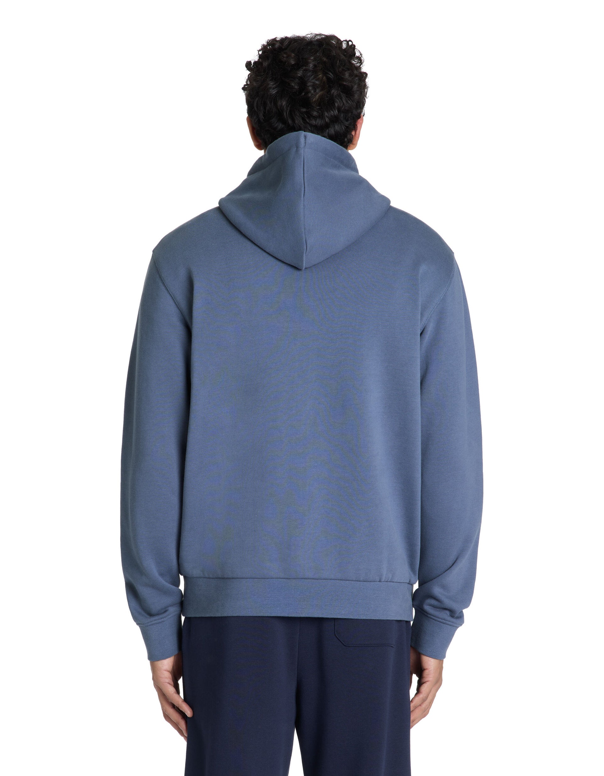 Celio_Blue Regular Hooded Sweatshirt 100% Cotton_FESIX_LIGHT BLUE STONE_03