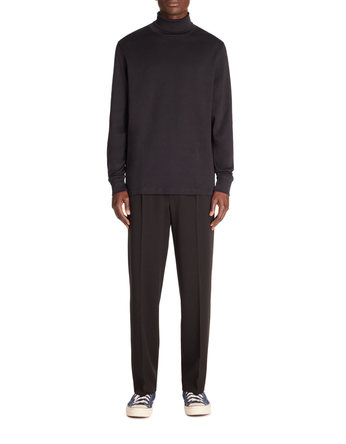 Celio_Black Turtleneck Long Sleeve T-Shirt_FETURTLE_BLACK_02