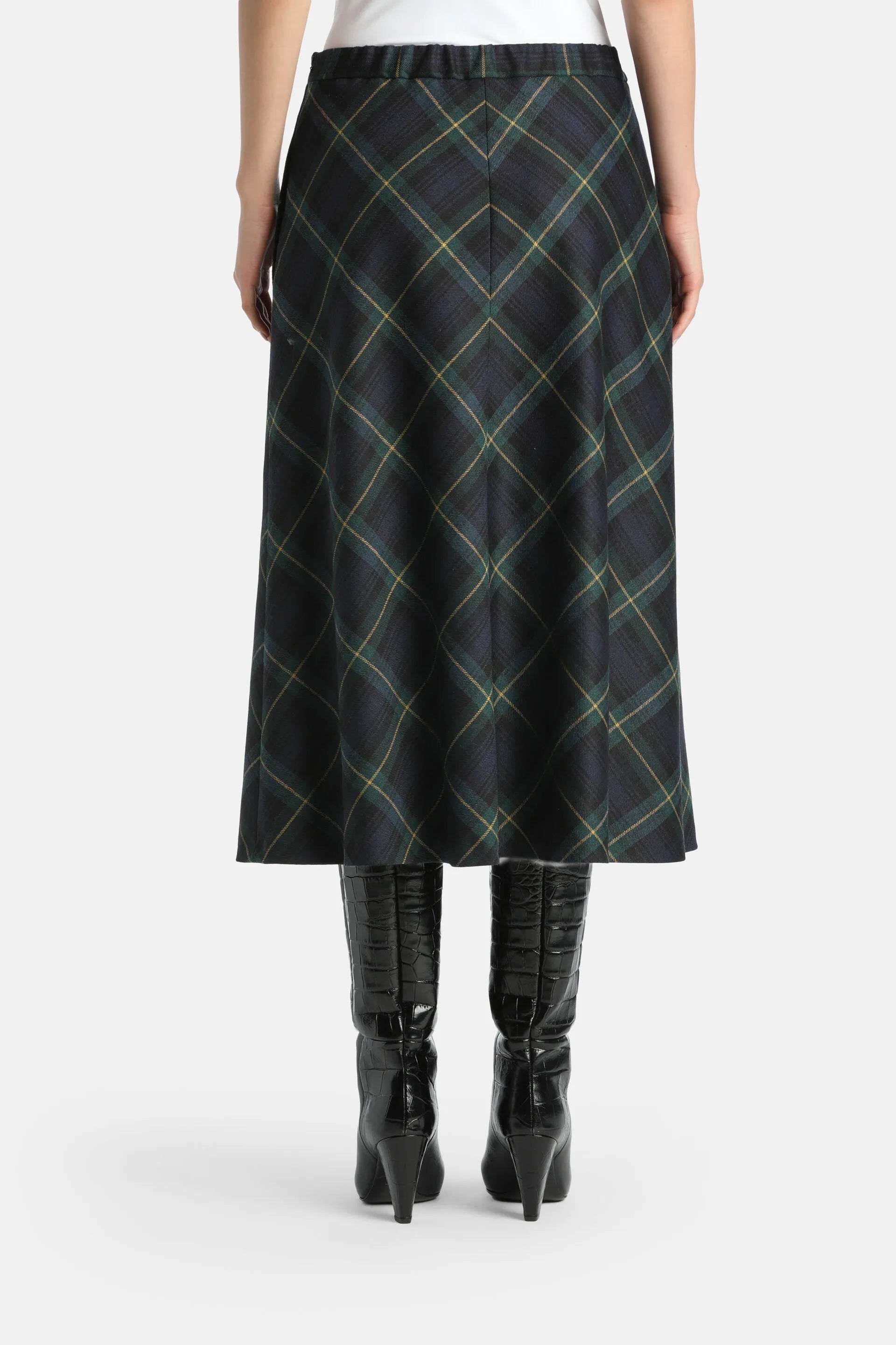 Luisa Spagnoli_Multi-Color_Fioriera - Wool Midi Skirt_FIORIERA_3011_03