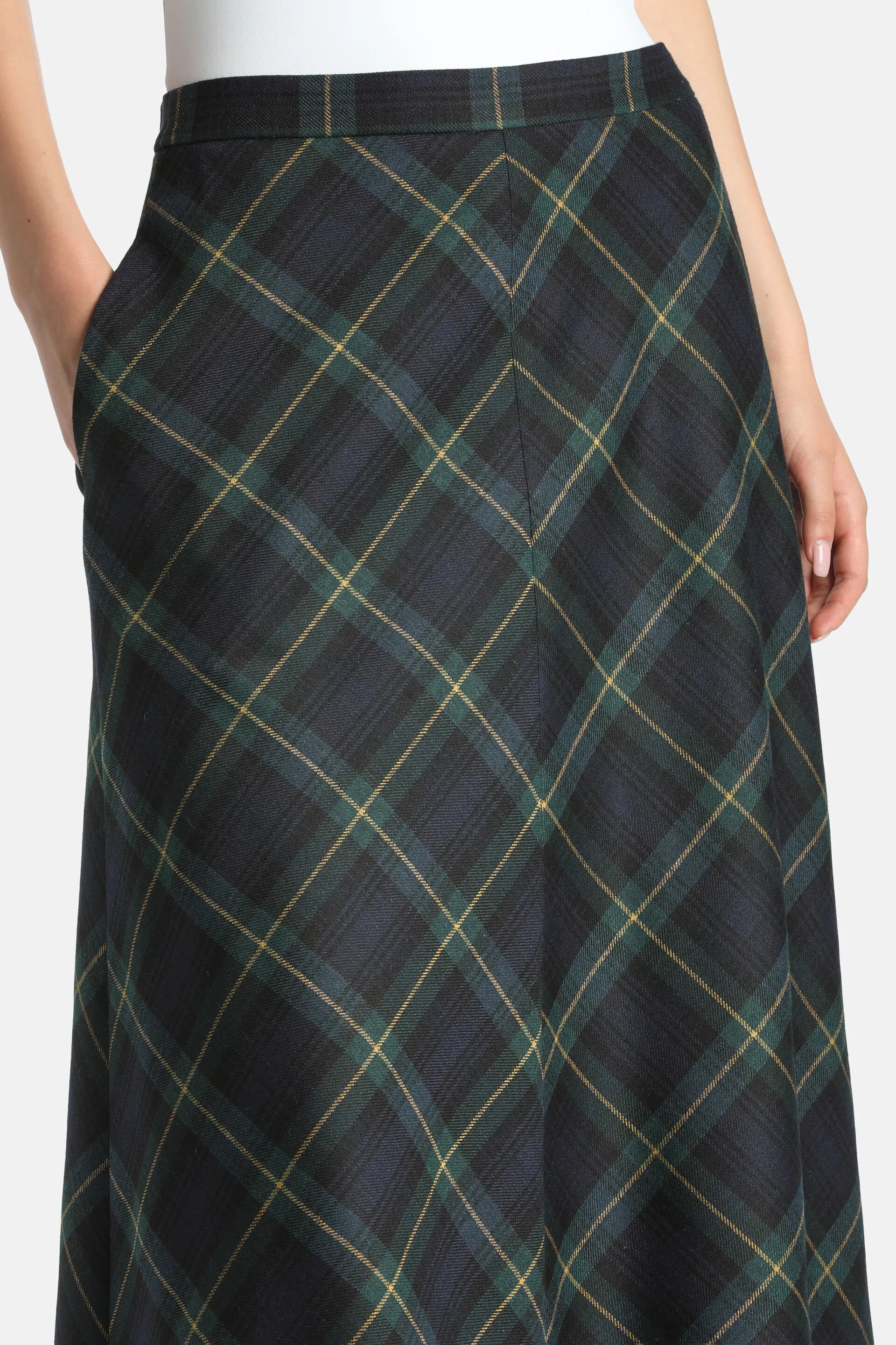 Luisa Spagnoli_Multi-Color_Fioriera - Wool Midi Skirt_FIORIERA_3011_04