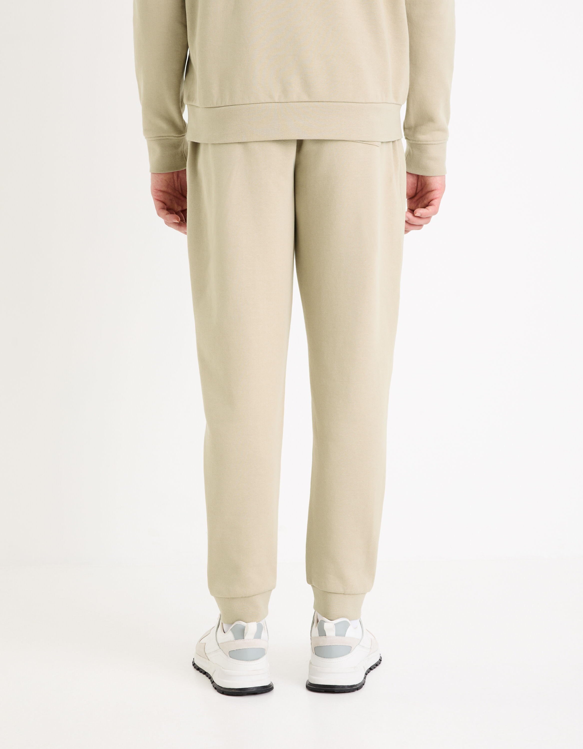 100% Cotton Jogging Pants_FOJOGGIE_LIGHT TAUPE_04