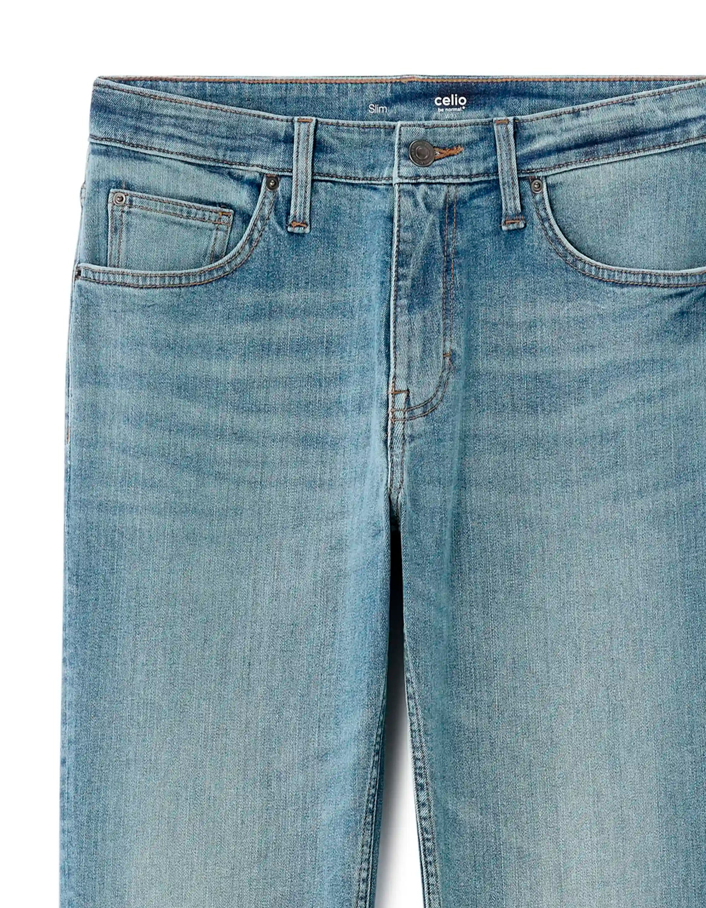 Celio_Bleached H25_C.25 Slim Stretch Cotton Jeans_FOSLIM_BLEACHED H25_07