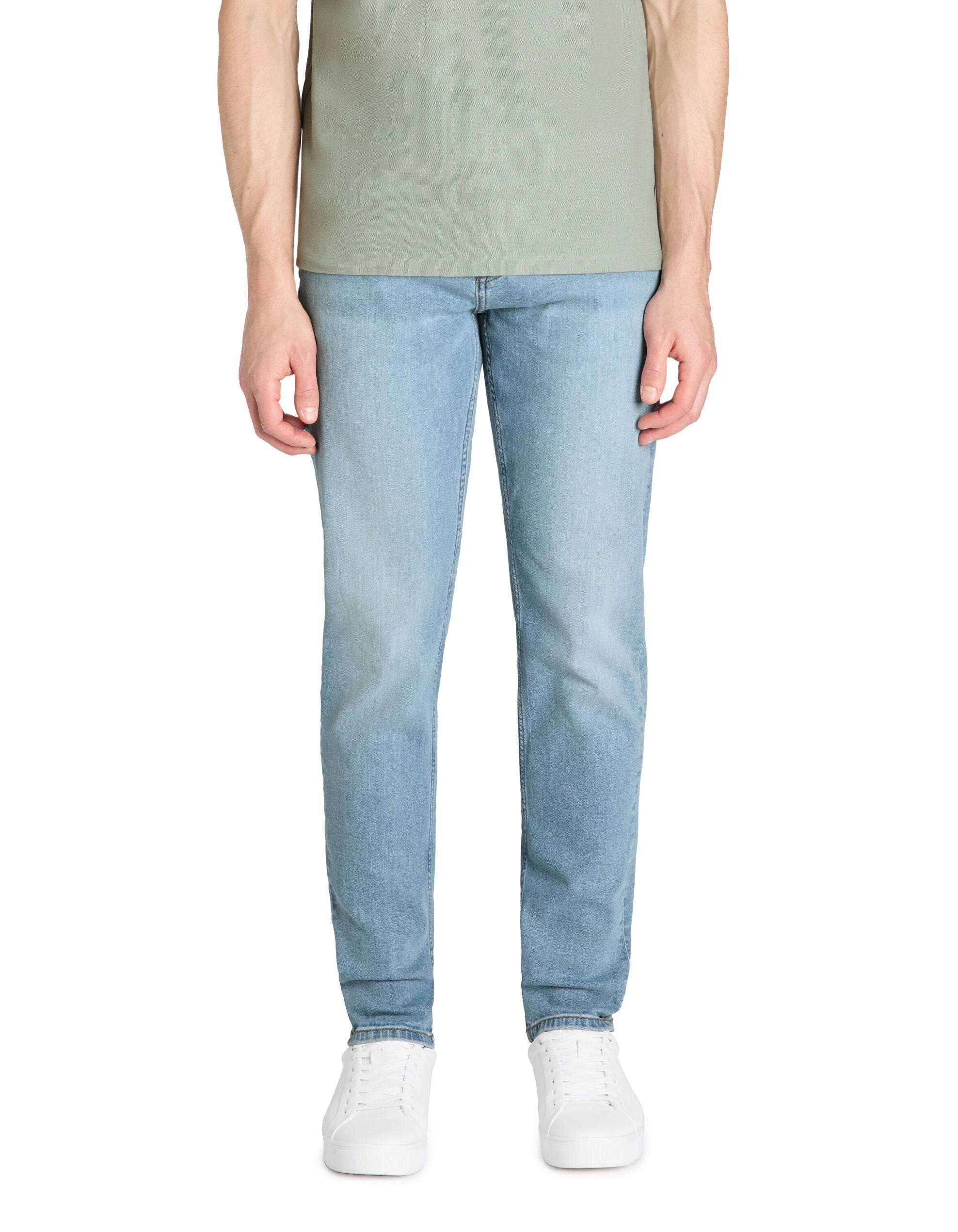 Celio_100% Cotton Stretch C25 Slim Jeans - Light Blue_FOSLIM_BLEACHED E25_02