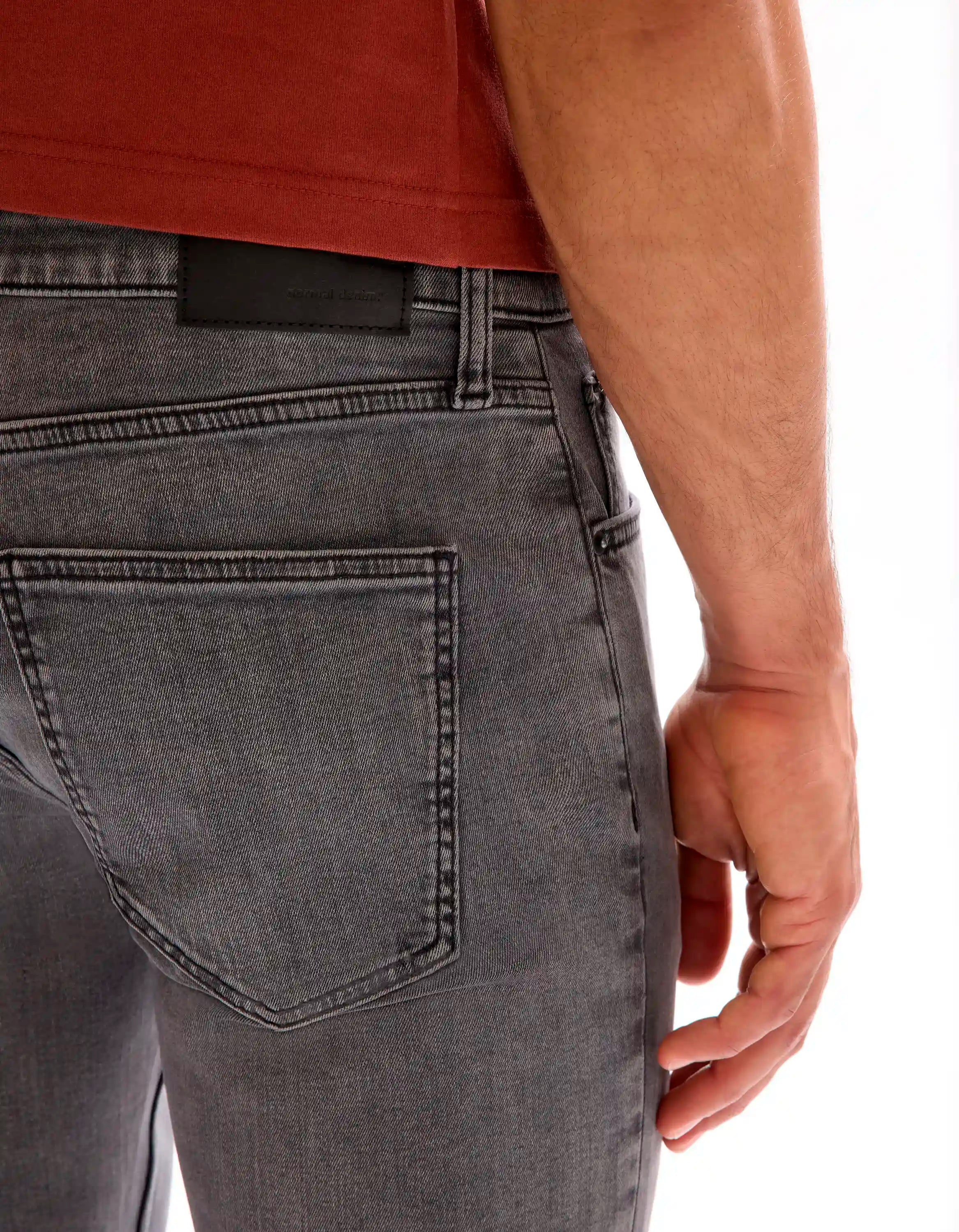 Celio_Grey_C.25 Slim Stretch Cotton Jeans_FOSLIM_GREY_05