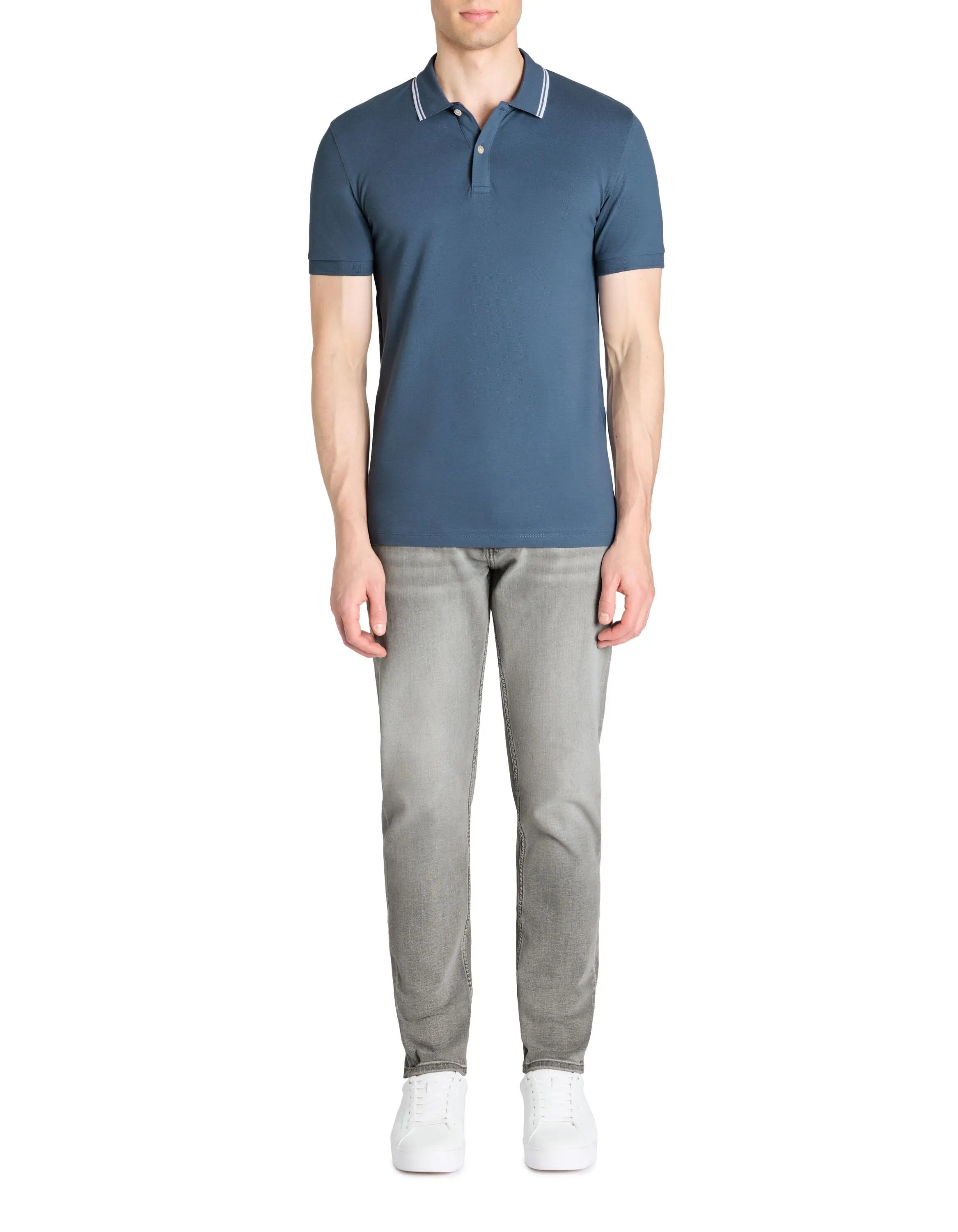 Celio_C25 Slim Stretch Cotton Jeans - Gray_FOSLIM_LIGHT GREY E25_01