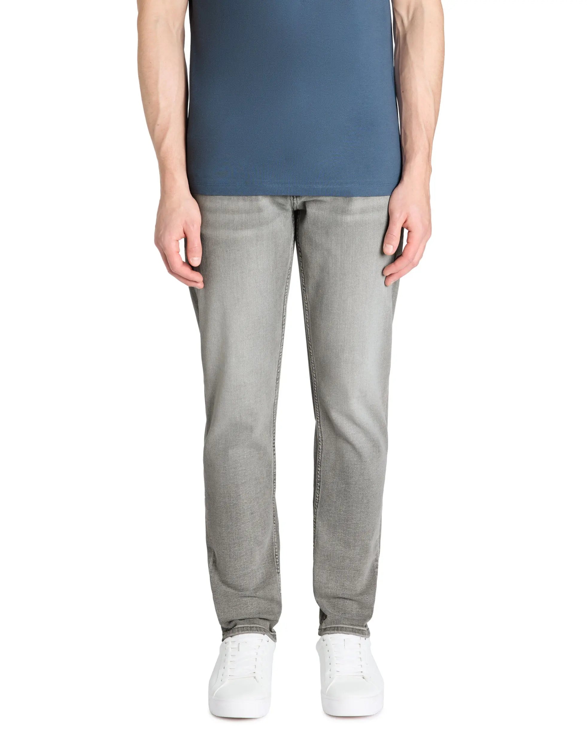 Celio_C25 Slim Stretch Cotton Jeans - Gray_FOSLIM_LIGHT GREY E25_02