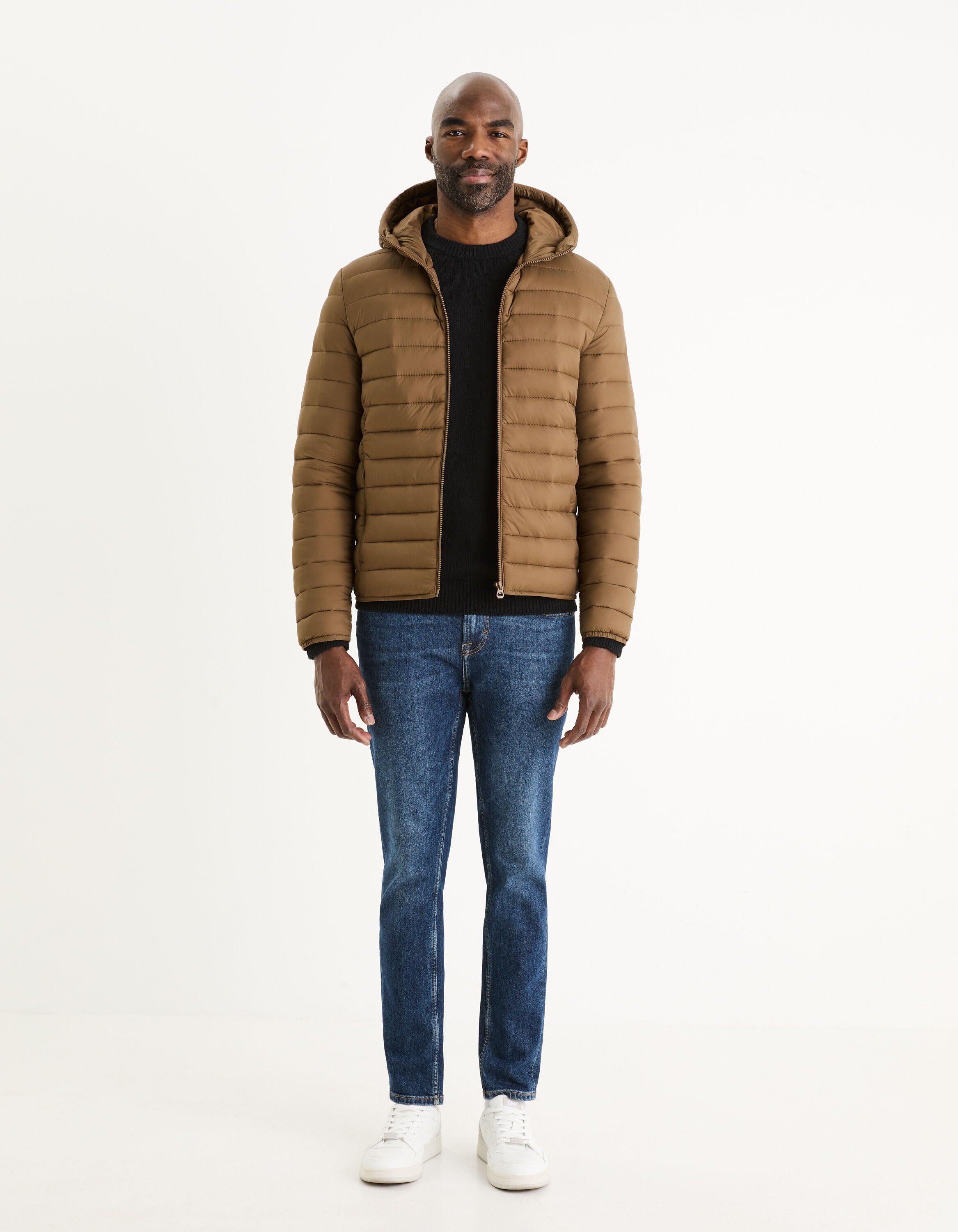 Light Hooded Down Jacket - Light Brown_FUBUBBLE_LIGHT BROWN_03