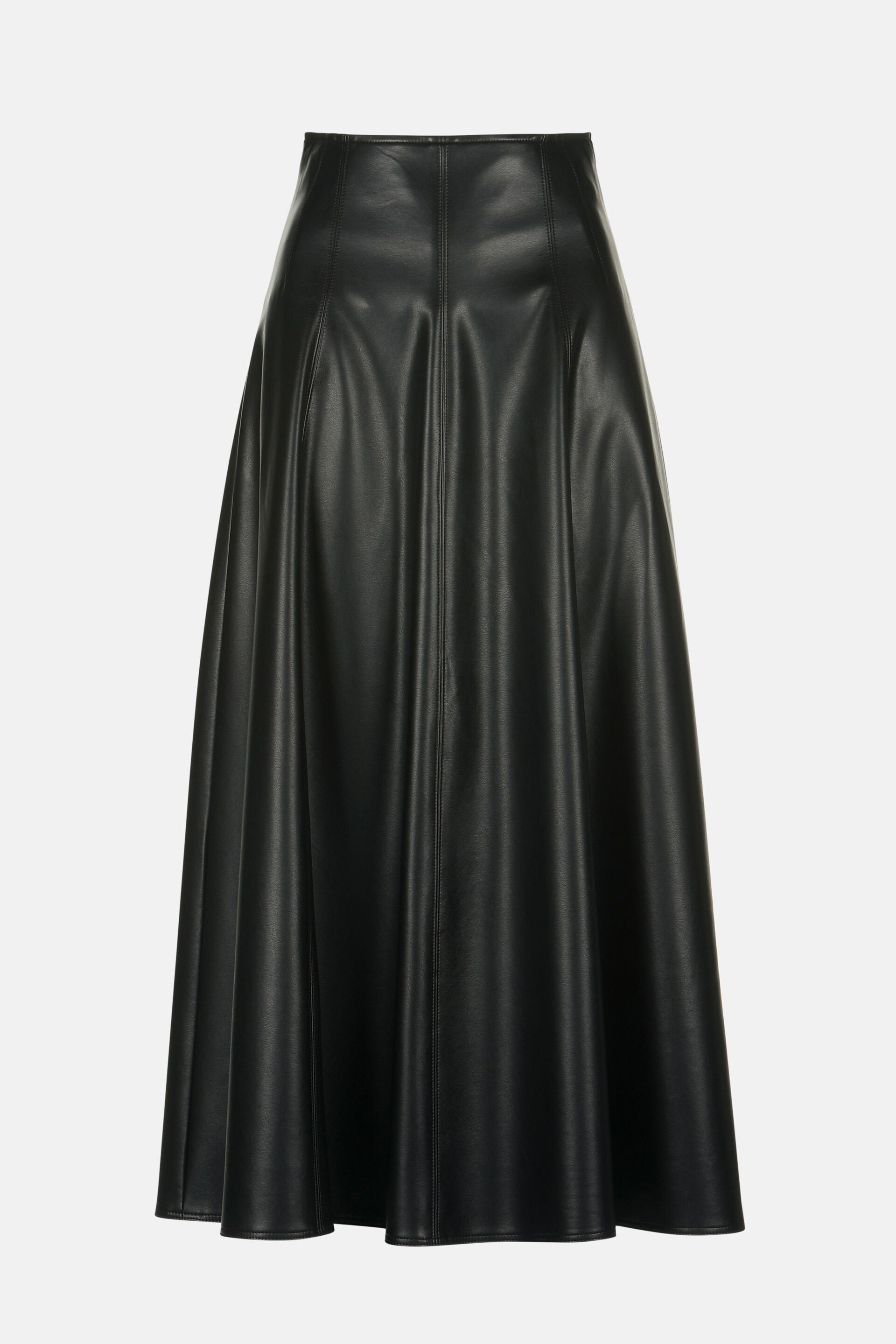 Luisa Spagnoli_Nero_Fuoco - Faux Leather Maxi Skirt_FUOCO_0101_05