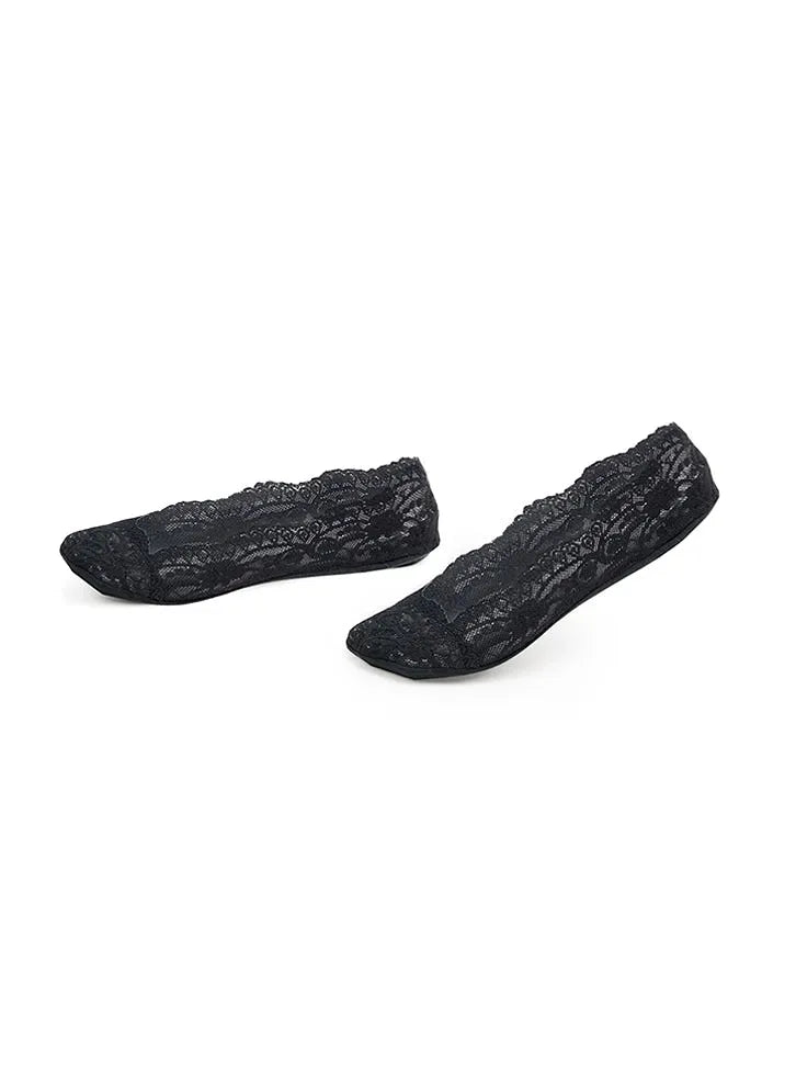 Marie France_Black_Footlet Lace Pack Of 2_FWFOOTLETLACEPACKOF2_Black_01