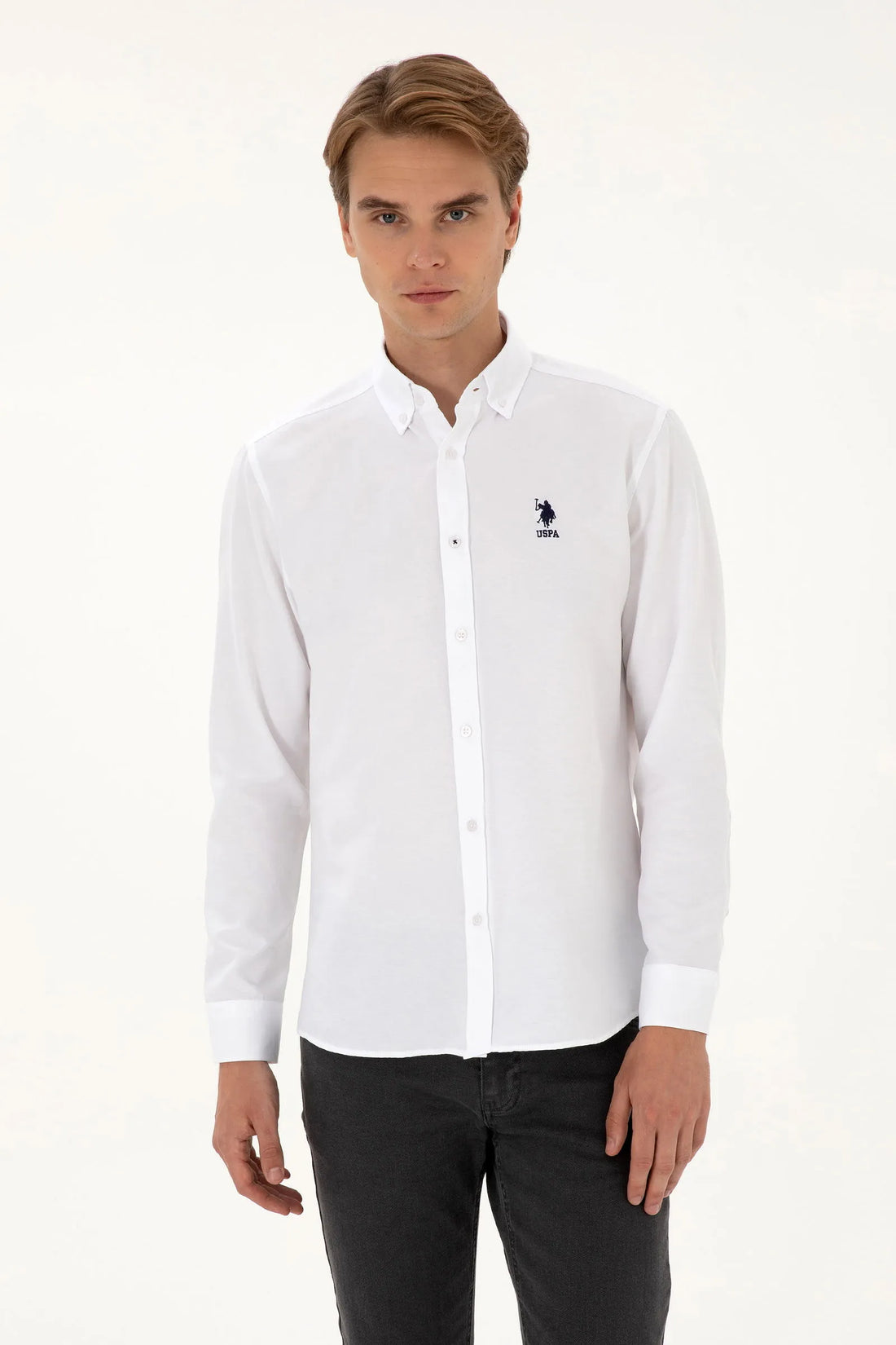U.S. Polo Assn._White_White Shirt_G081GL0040 2225434_VR013_01