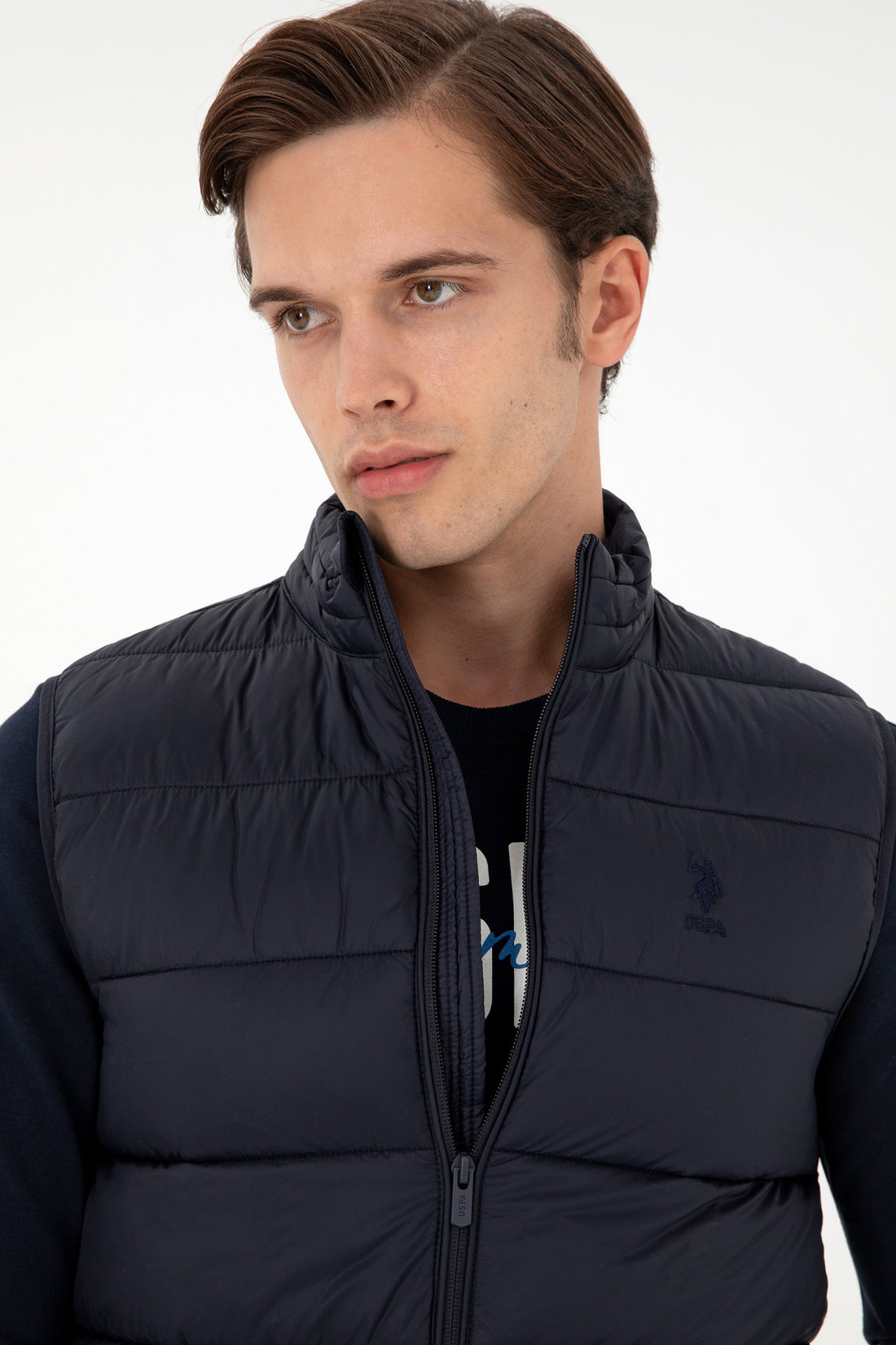 Blue Quilted Puffer Vest_G081GL0100 1946066_VR033_02