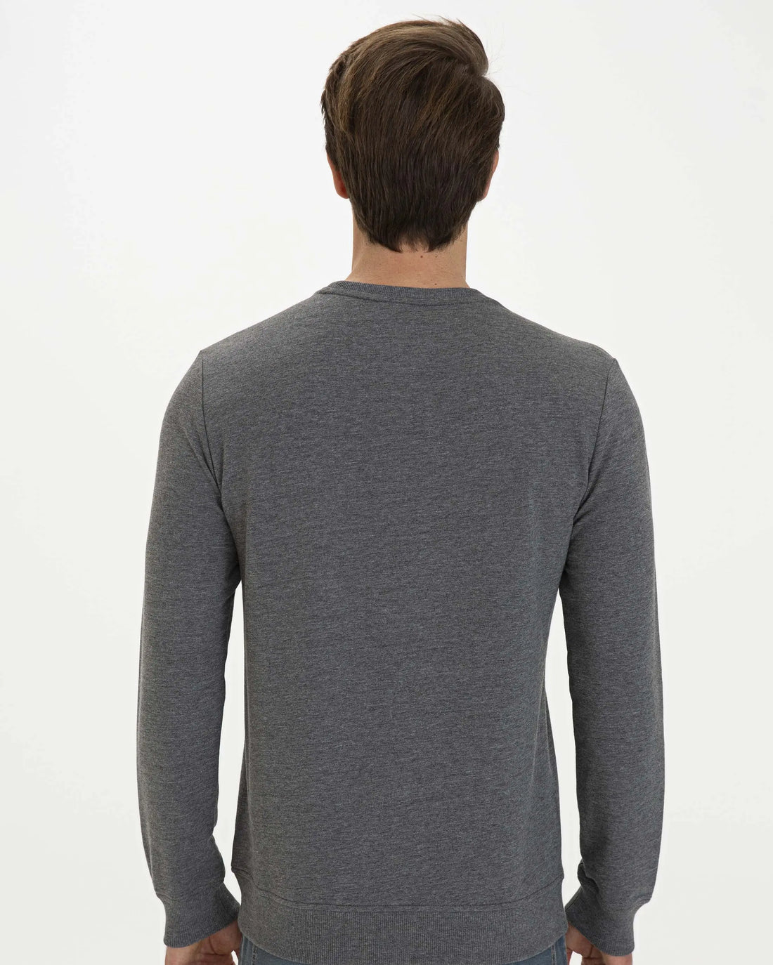 Dark Grey Sweat Shirt - BEVAVA