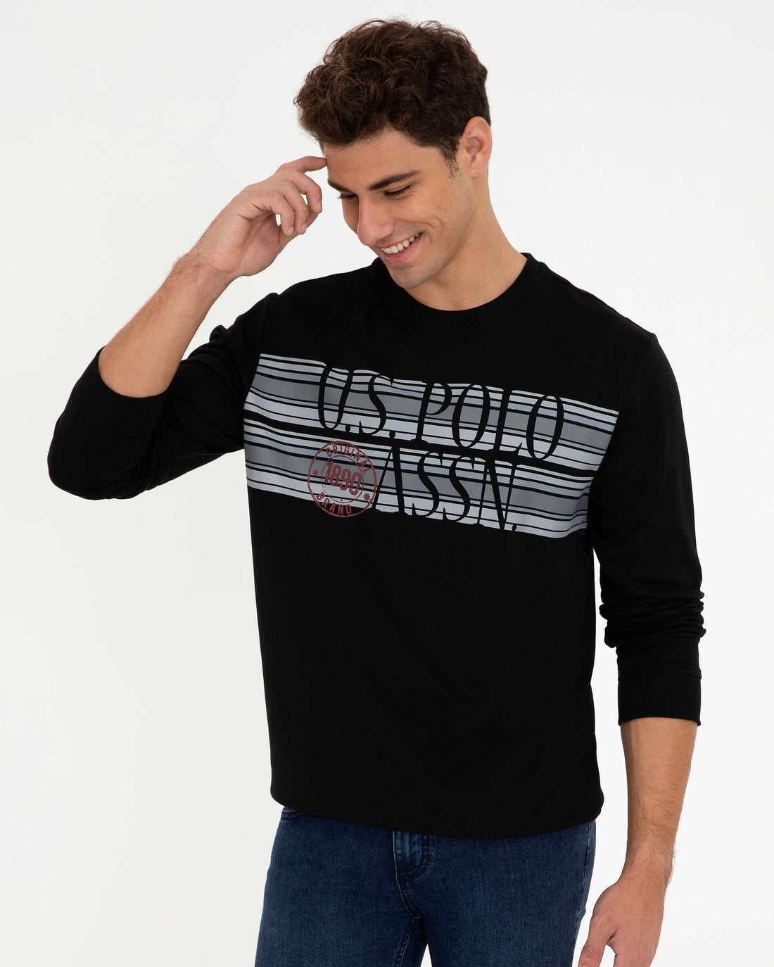 Black Sweat Shirt U.S. Polo Assn.