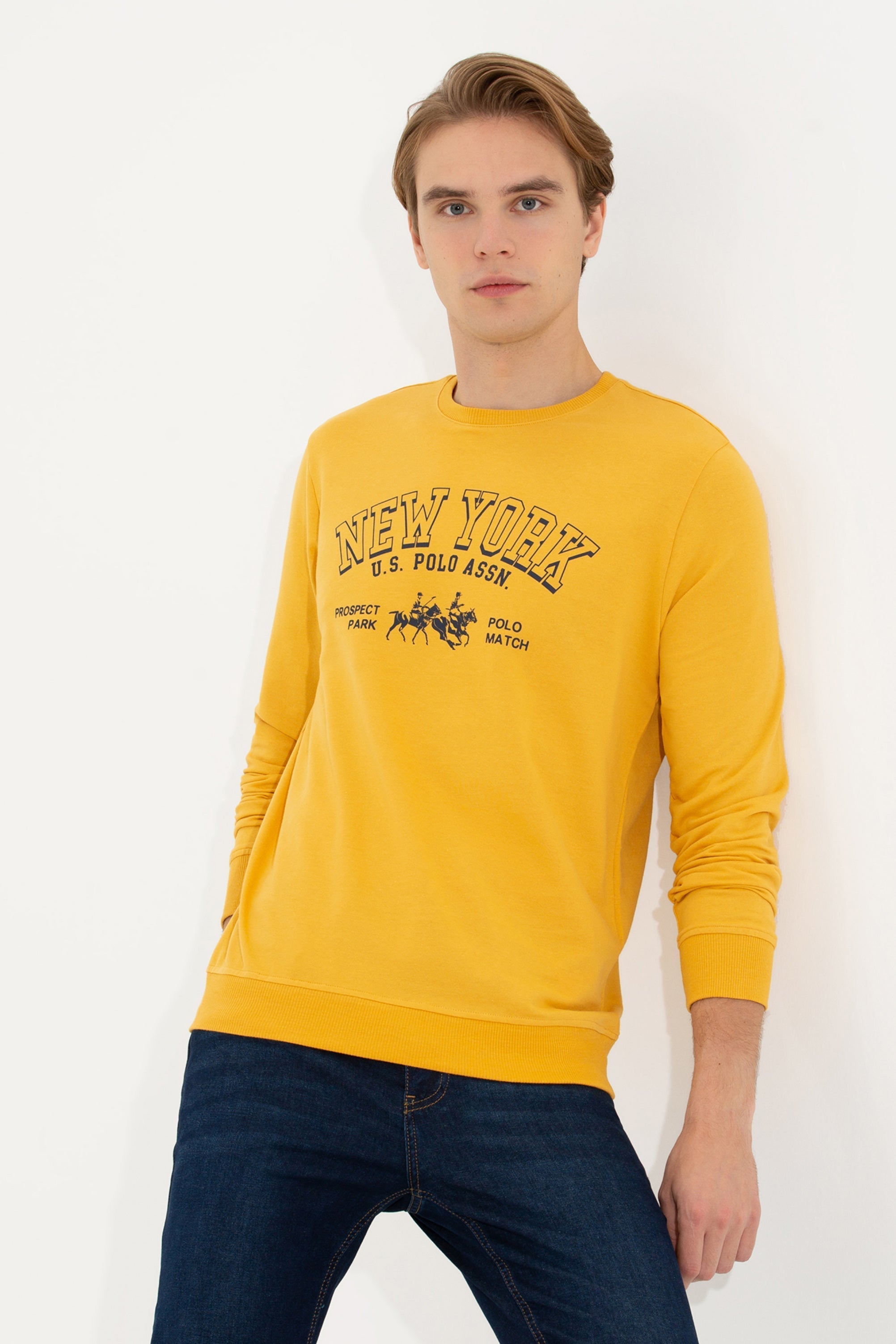 Yellow Sweat Shirt U.S. Polo Assn.