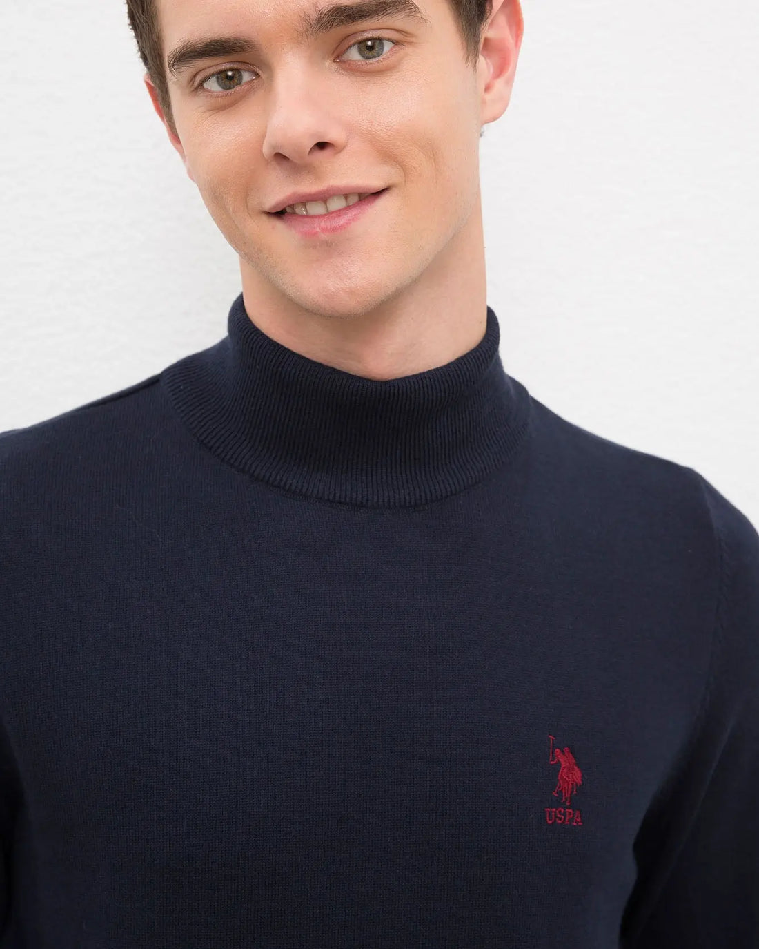 Dark Blue Knitting Jumper - BEVAVA