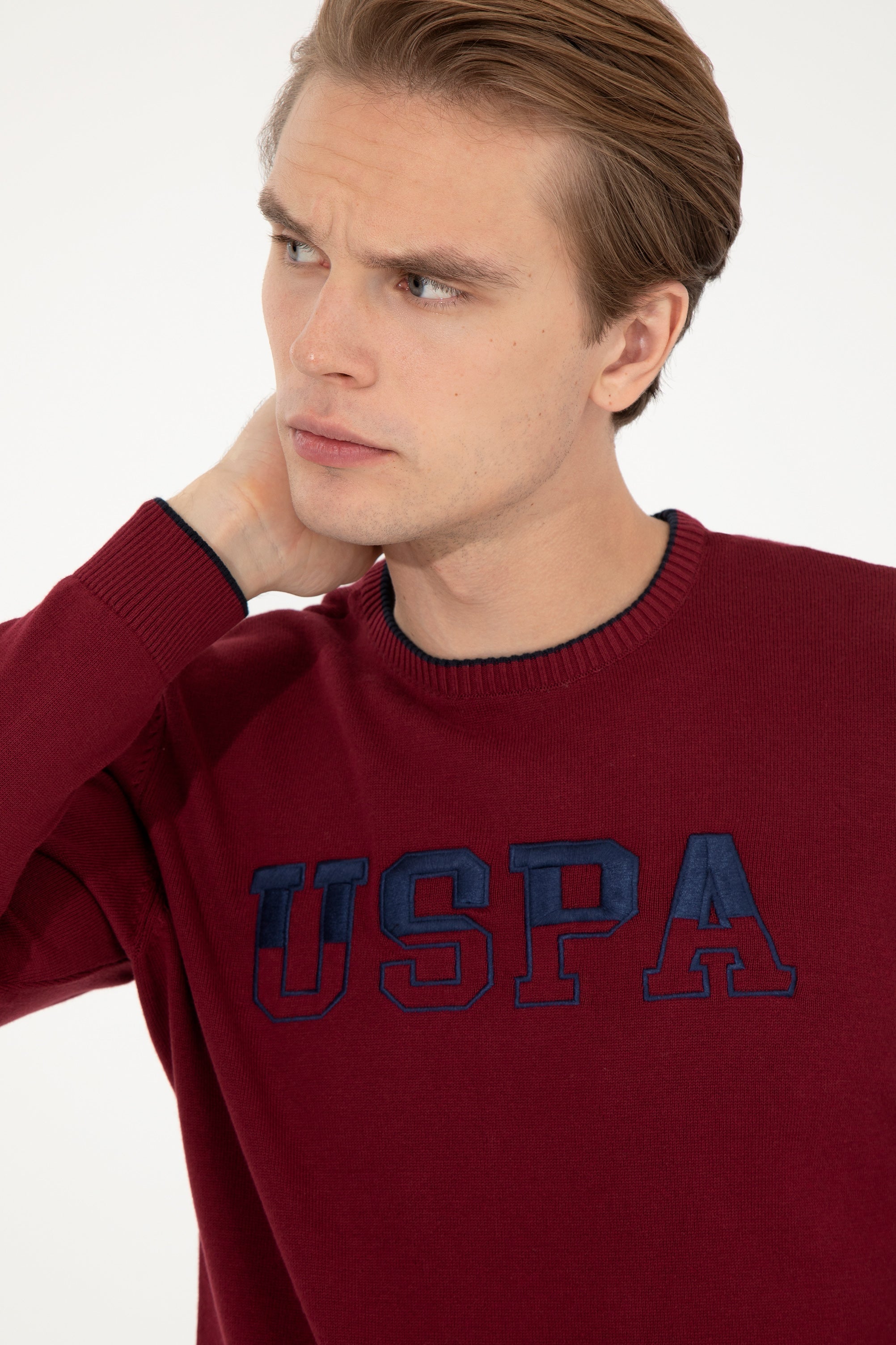 Red Knitting Jumper U.S. Polo Assn.