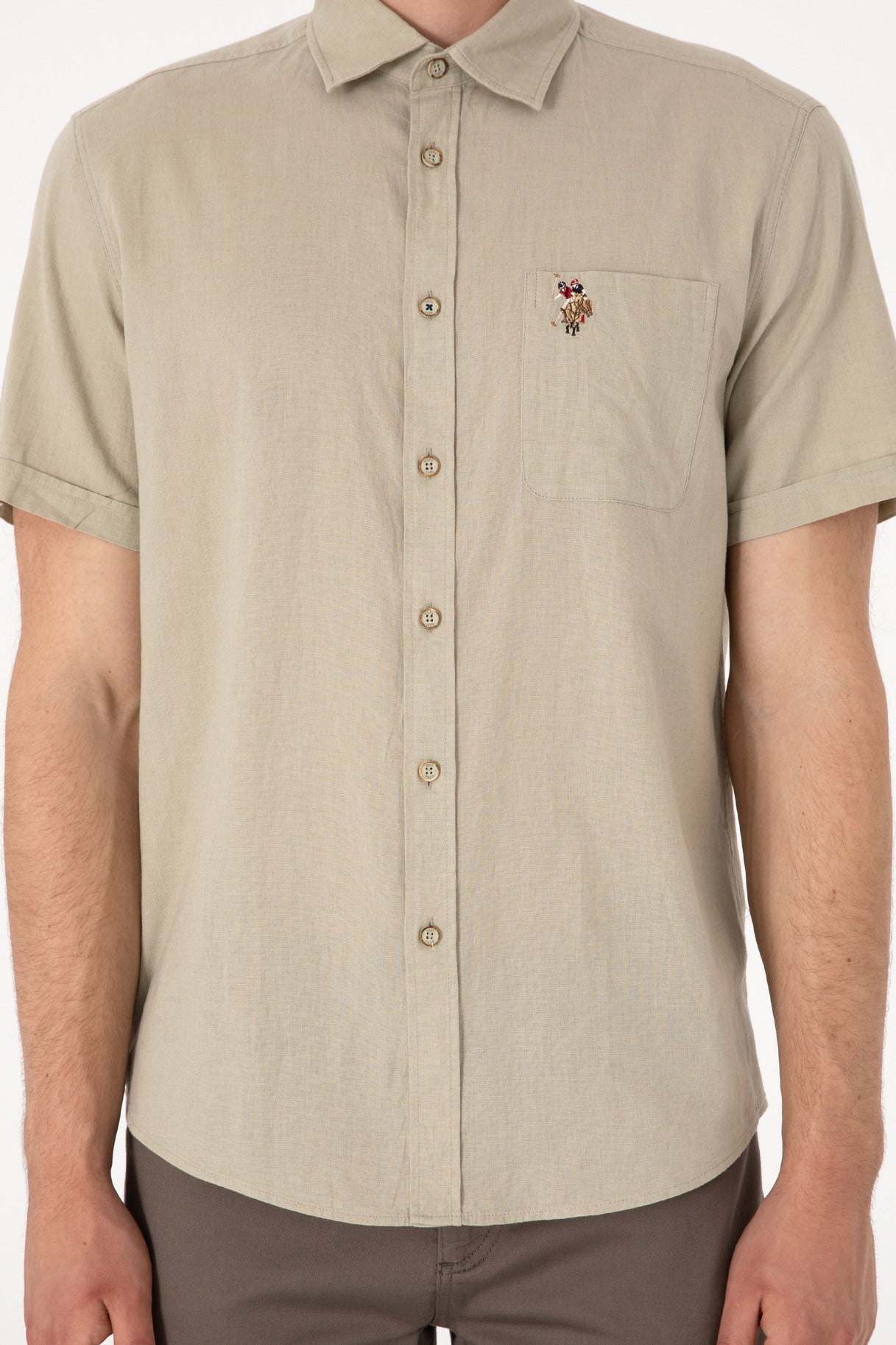 U.S. Polo Assn._Khaki_Shirt_G081SZ0040 2082772_VR027_06