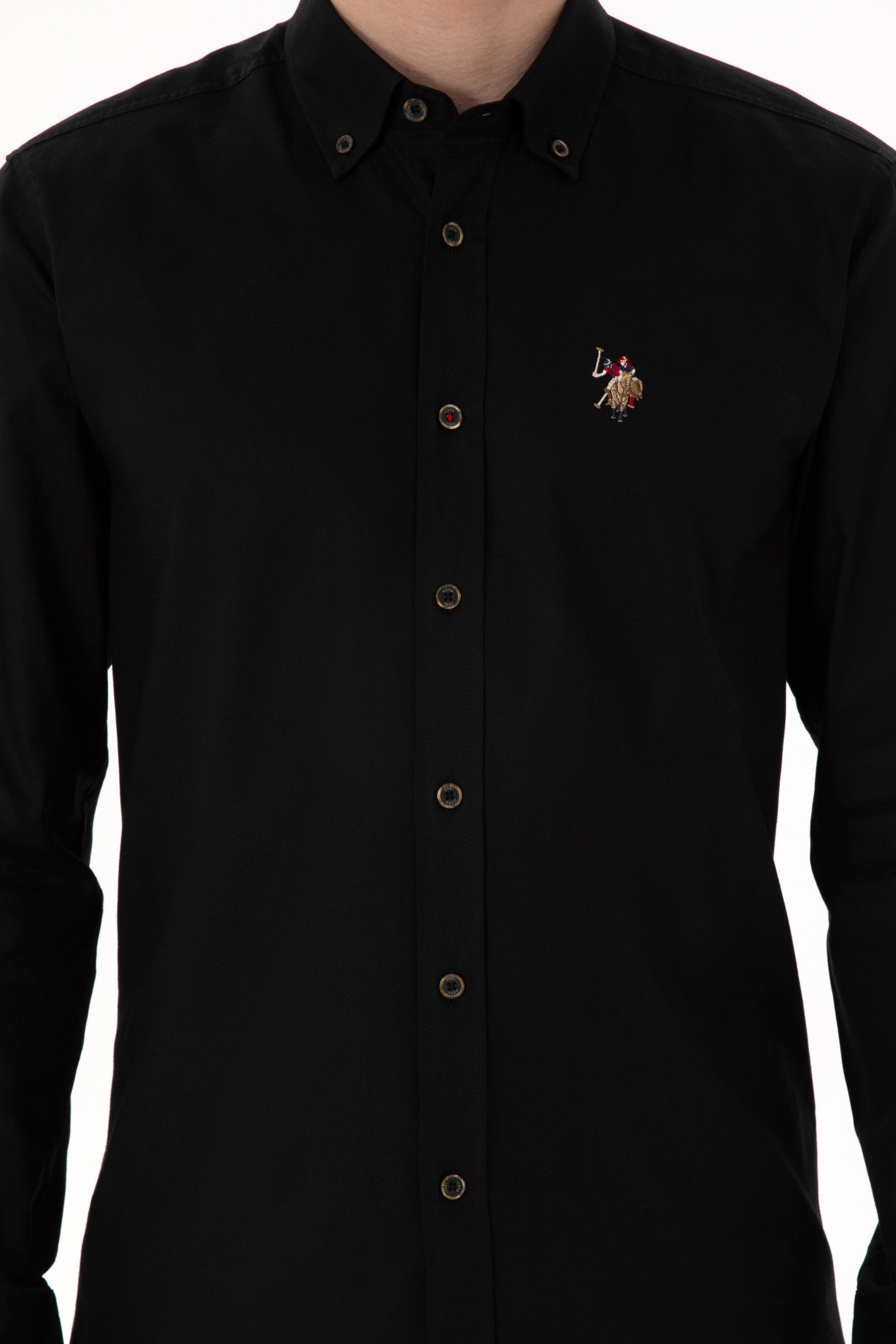 U.S. Polo Assn._Black Shirt Long Sleeve_G081SZ0040 2083079_VR046_06