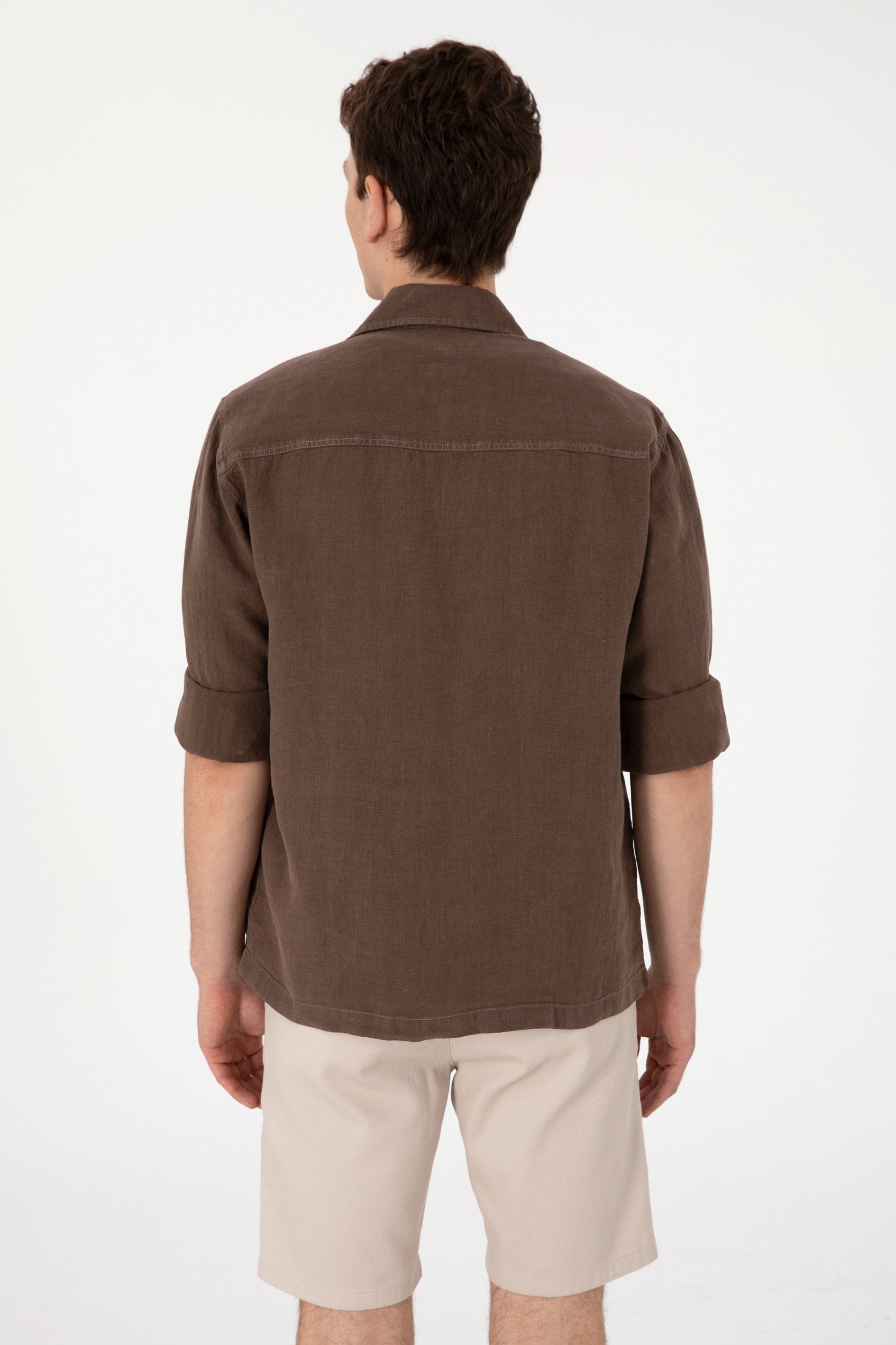 U.S. Polo Assn._Mink Linen Shirt_G081SZ0040 2103088_VR052_05