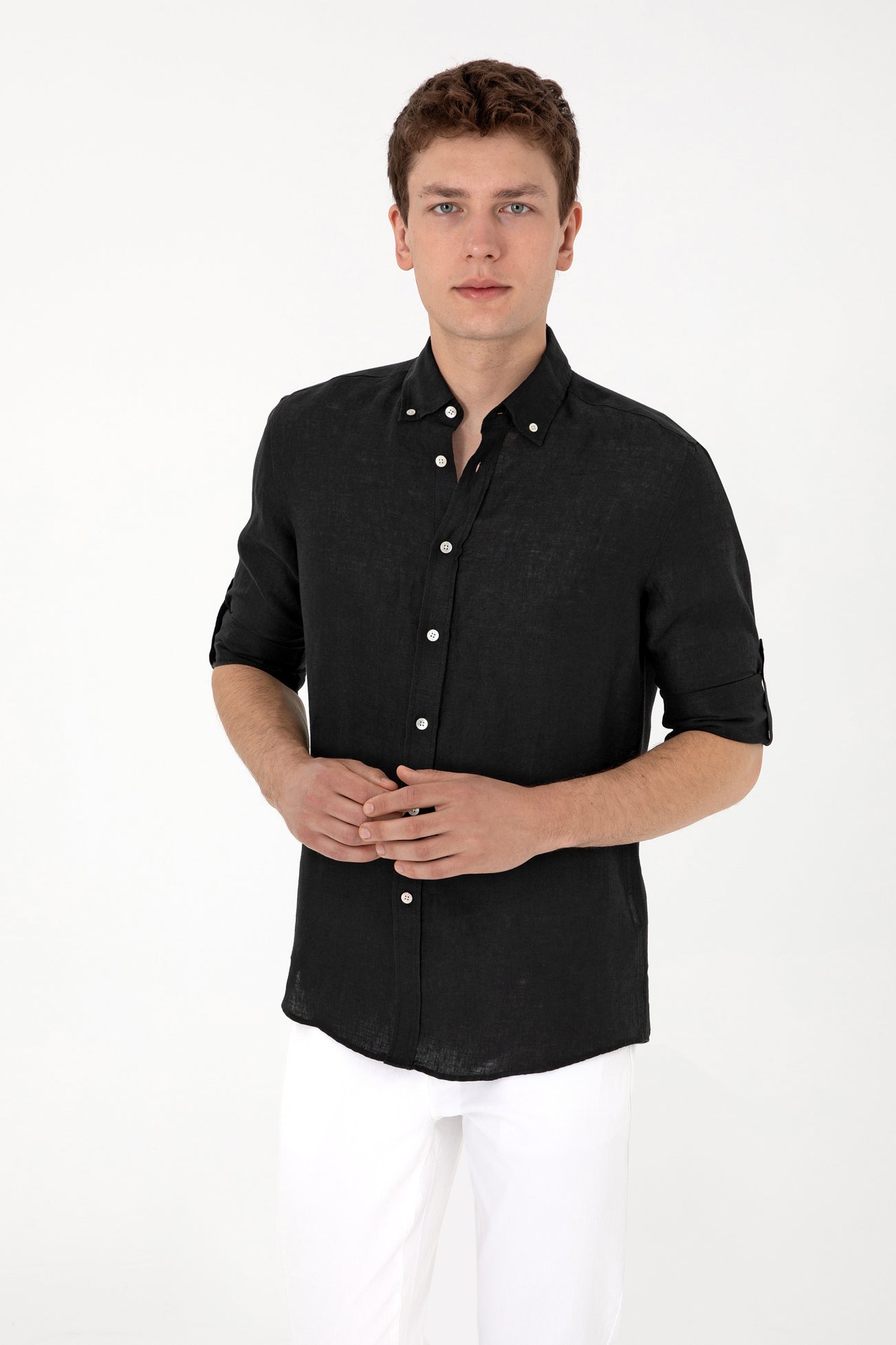 U.S. Polo Assn._Black_Shirt Long Sleeve_G081SZ0040 2103097_VR046_03