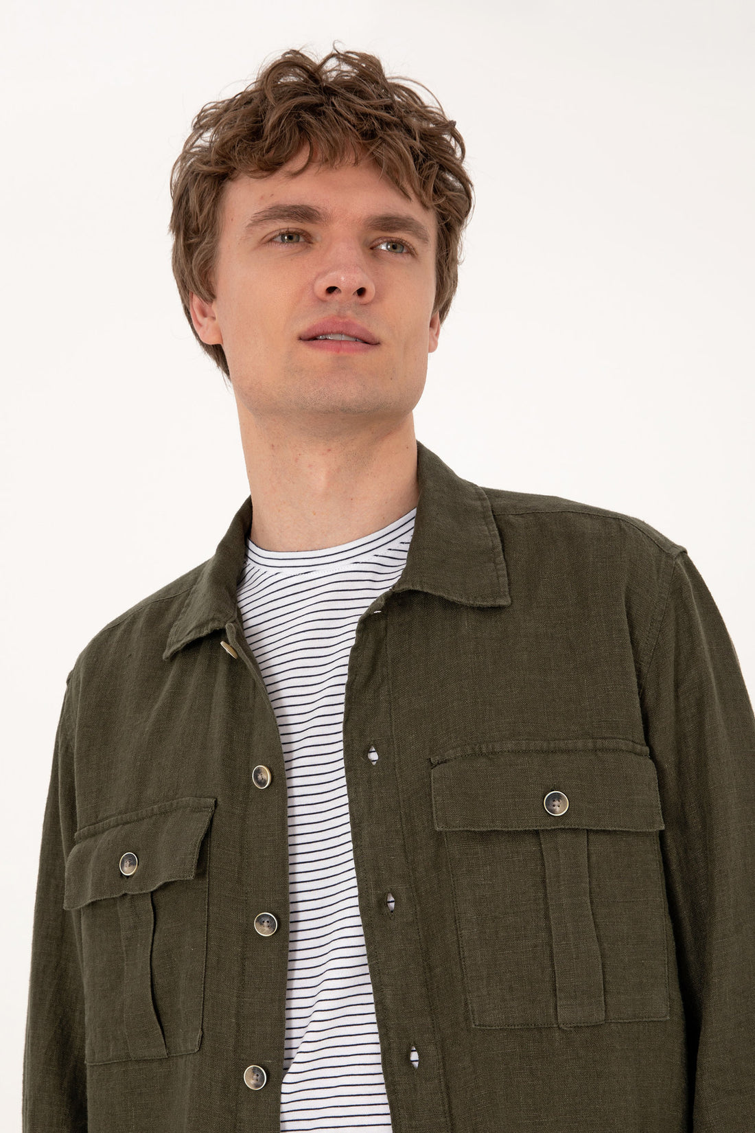 U.S. Polo Assn._Dark Khaki Shirt_G081SZ0040 2109161_VR111_02