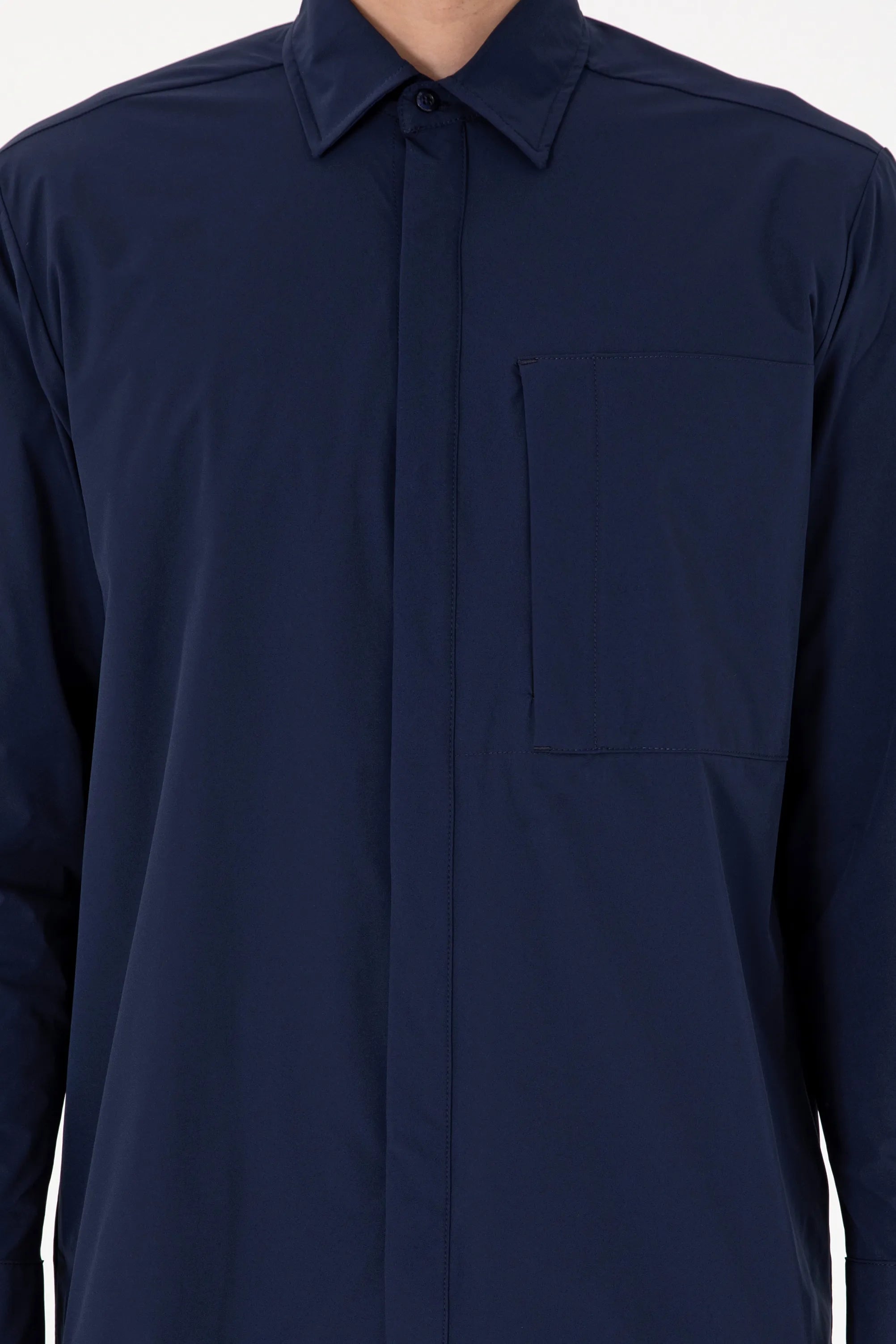 U.S. Polo Assn. Navy Blue Men Navy Blue Shirt Long Sleeve SKU: G081SZ0040 2116624_VR033 Image 06