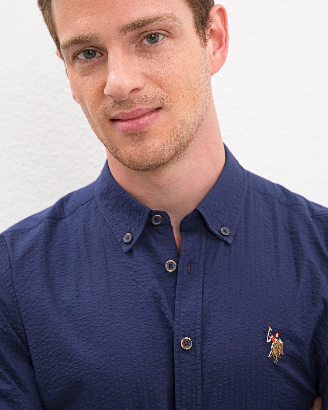 Dark Blue Shirt Long Sleeve U.S. Polo Assn.