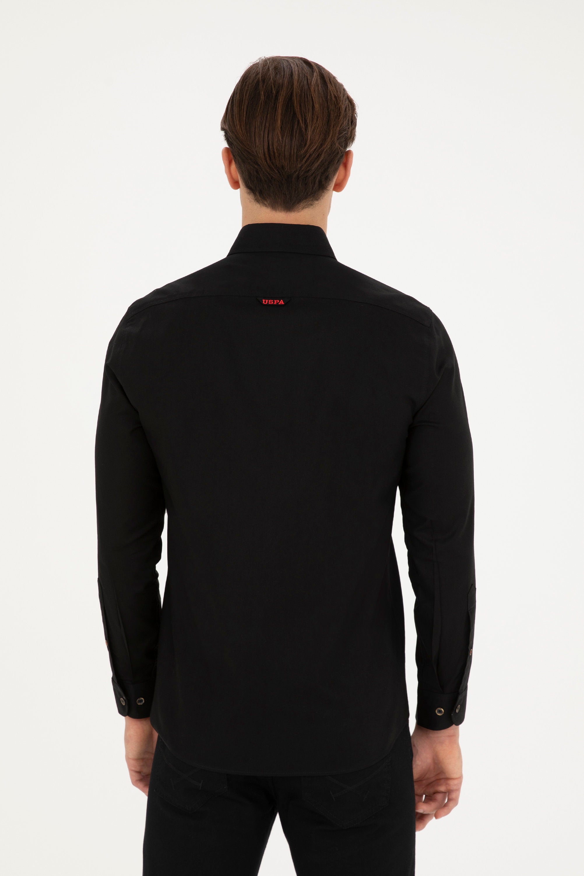 Button Down Shirt With Logo_G081SZ0040 1829891_VR046_05