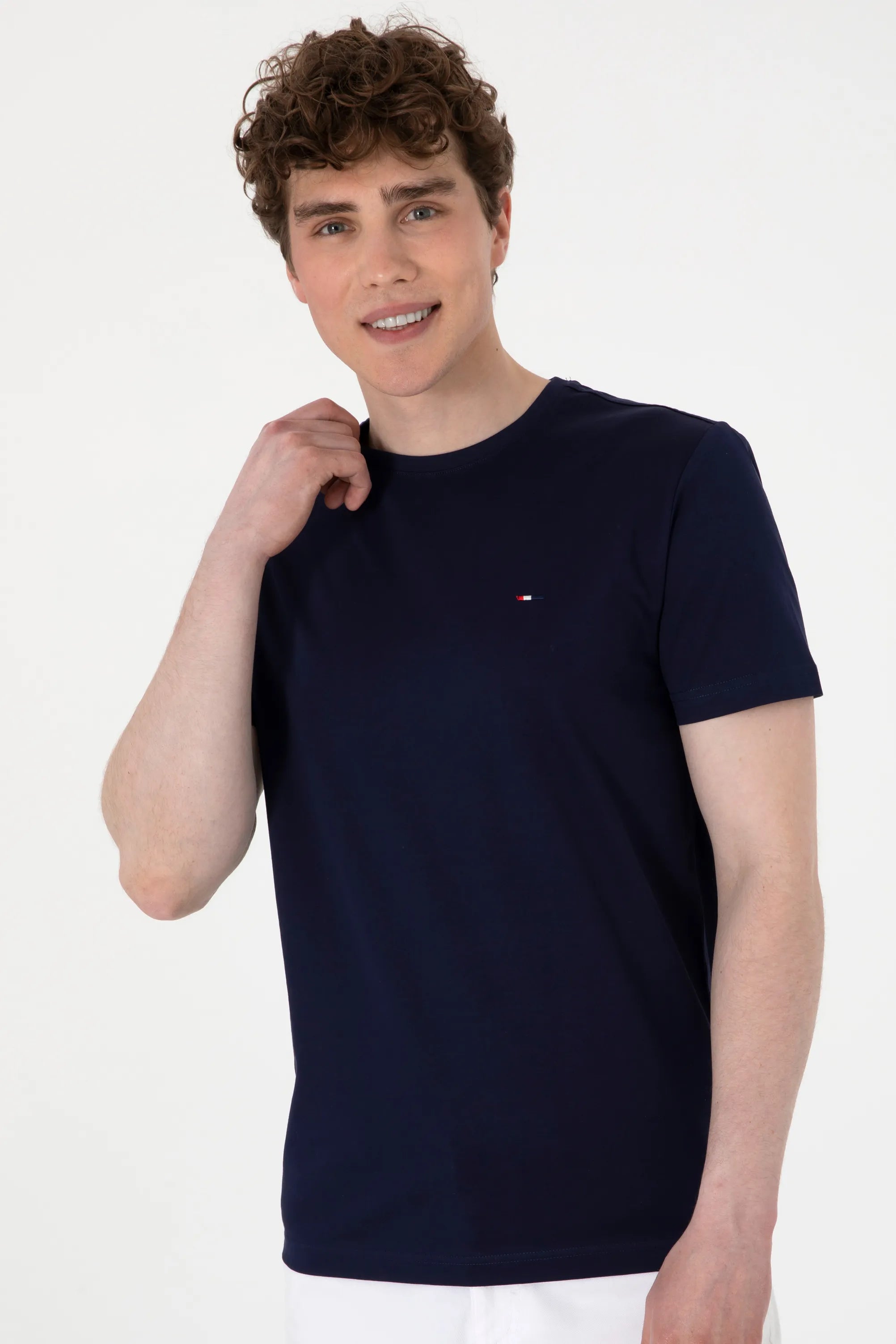 U.S. Polo Assn. Navy Blue Men Navy Blue T-Shirt SKU: G081SZ0110 2083928_VR033 Image 03