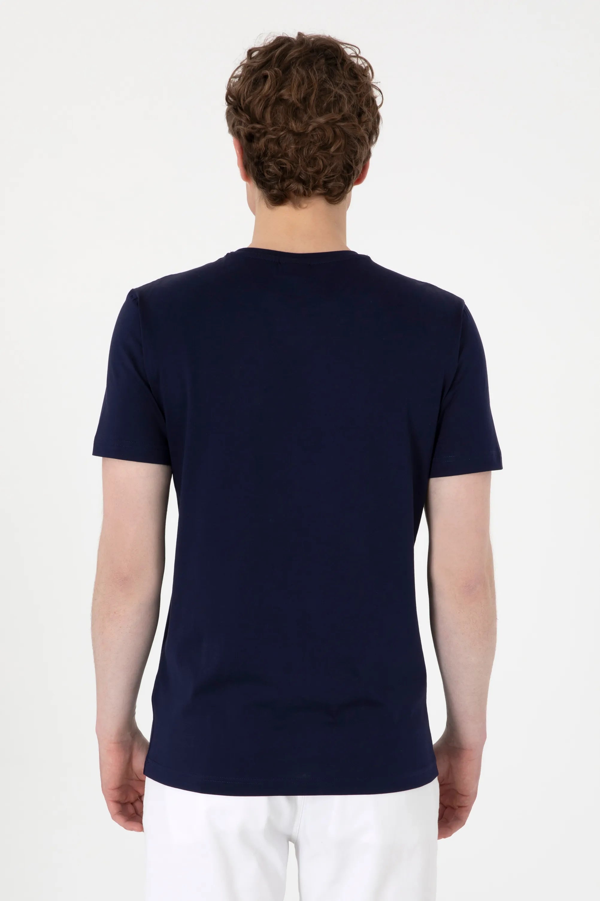 U.S. Polo Assn. Navy Blue Men Navy Blue T-Shirt SKU: G081SZ0110 2083928_VR033 Image 06