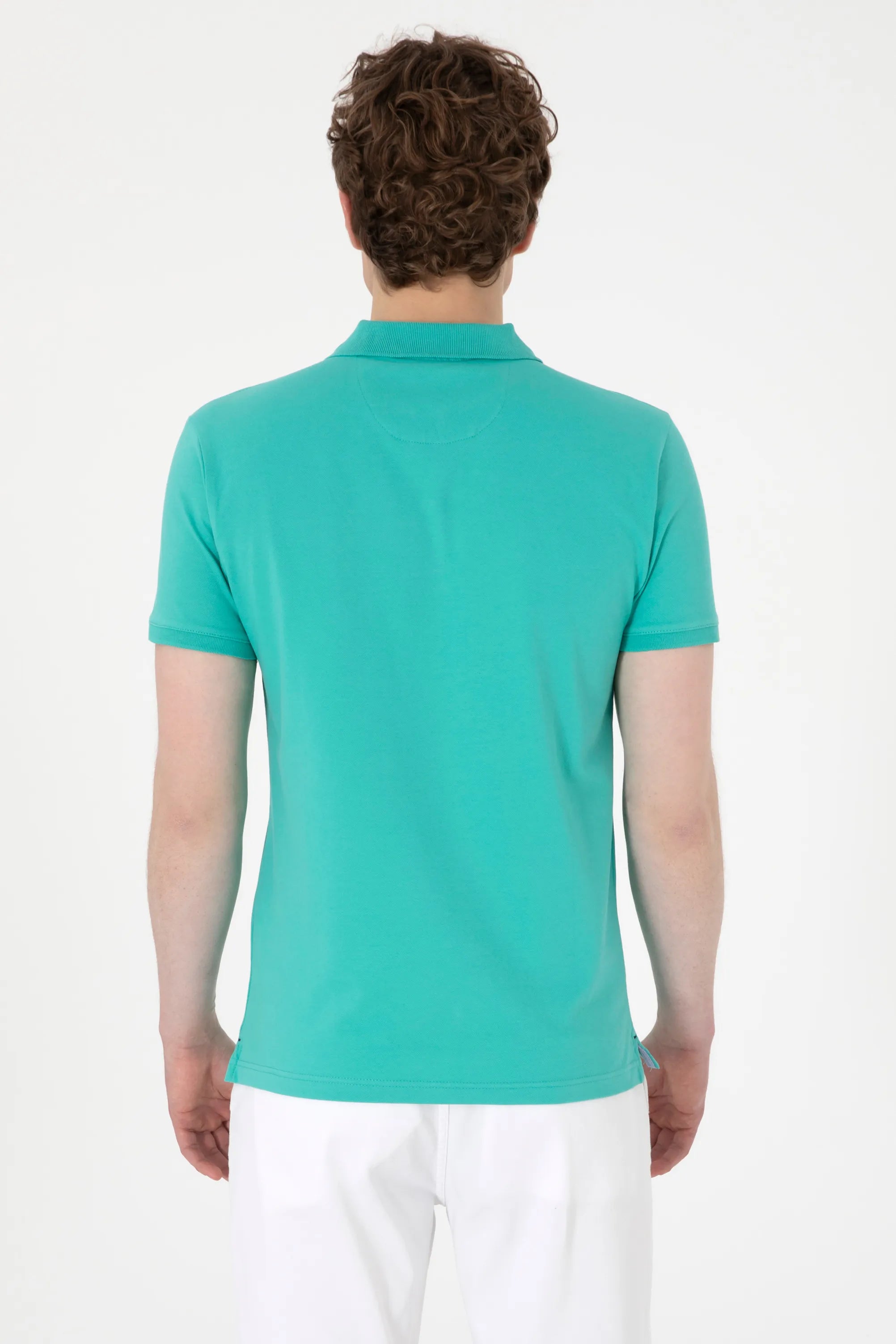 U.S. Polo Assn. Mint Men Mint Slim Fit Polo Shirt SKU: G081SZ0110 2084040_VR090 Image 05