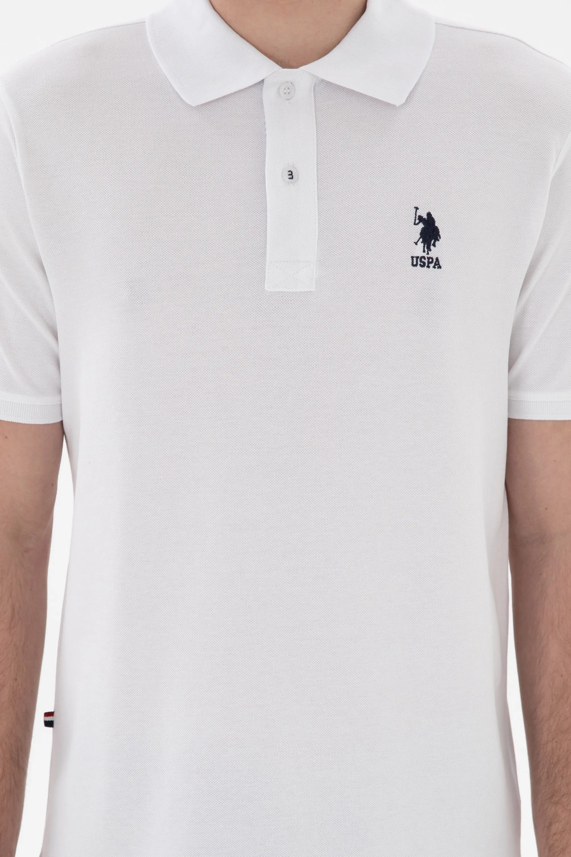 U.S. Polo Assn. White Men White Regular Fit Polo Shirt SKU: G081SZ0110 2084243_VR013 Image 06
