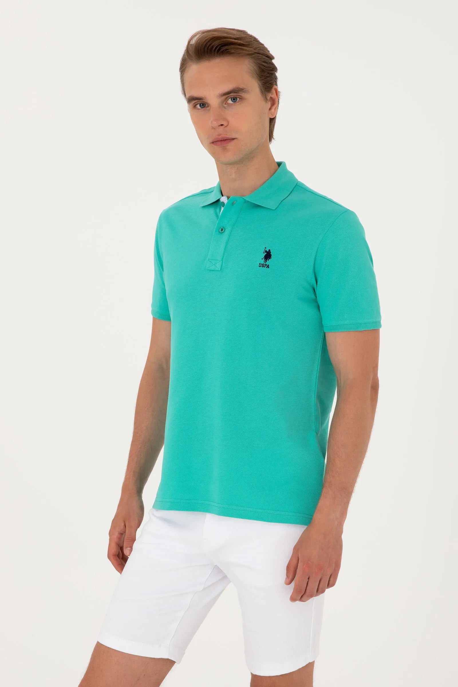 U.S. Polo Assn. Mint Men Mint Regular Fit Polo Shirt SKU: G081SZ0110 2084243_VR090 Image 01
