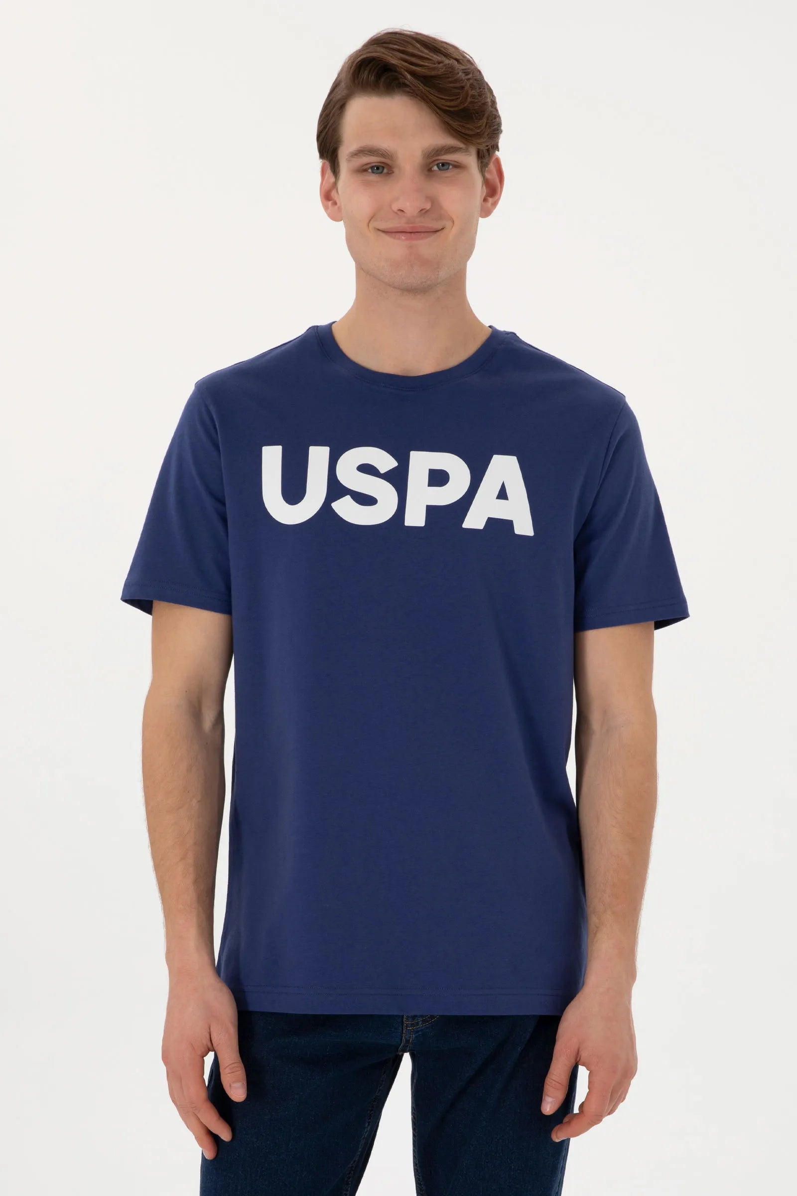 U.S. Polo Assn. Blue Men Light Navy T-Shirt SKU: G081SZ0110 2084588_VR059 Image 01