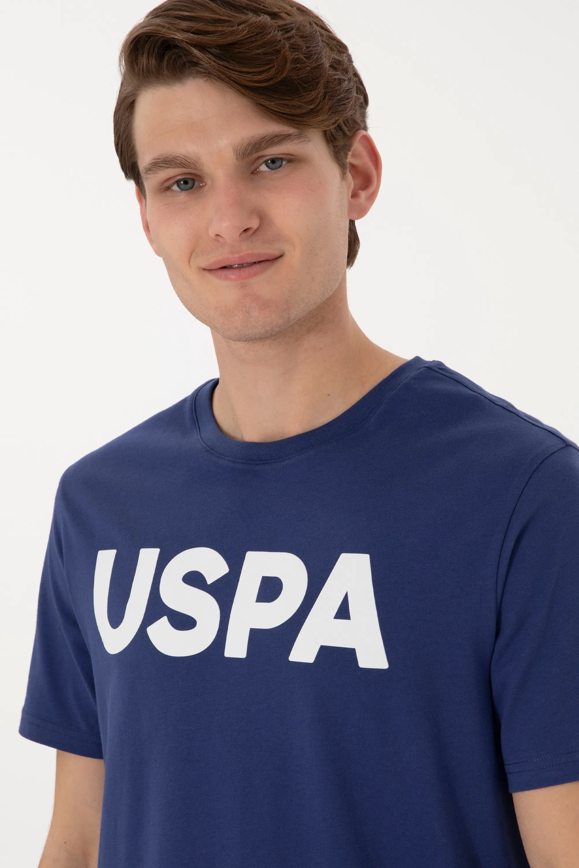 U.S. Polo Assn. Blue Men Light Navy T-Shirt SKU: G081SZ0110 2084588_VR059 Image 02